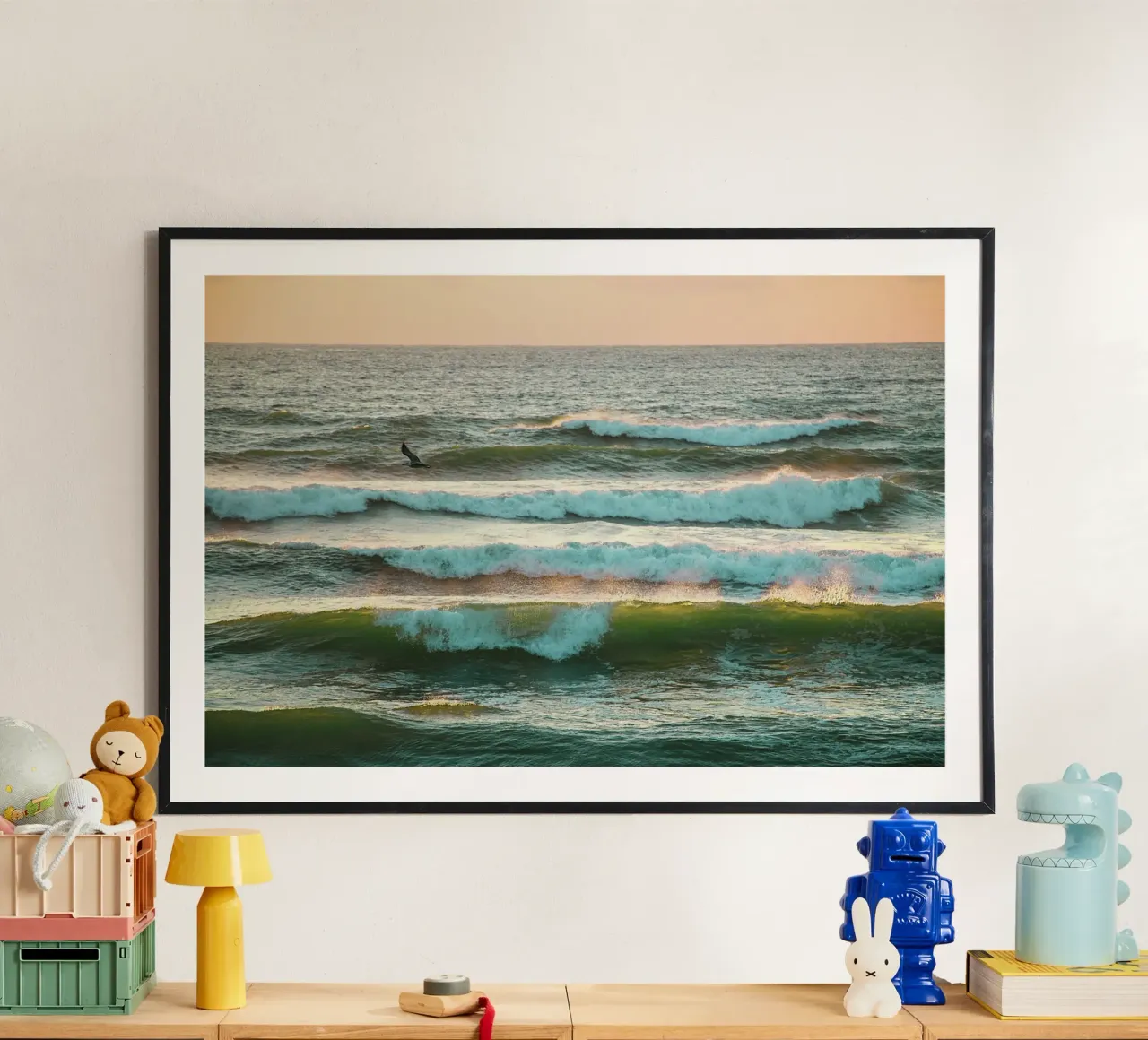 Rolling Waves - Stampa d'arte poster da jay
