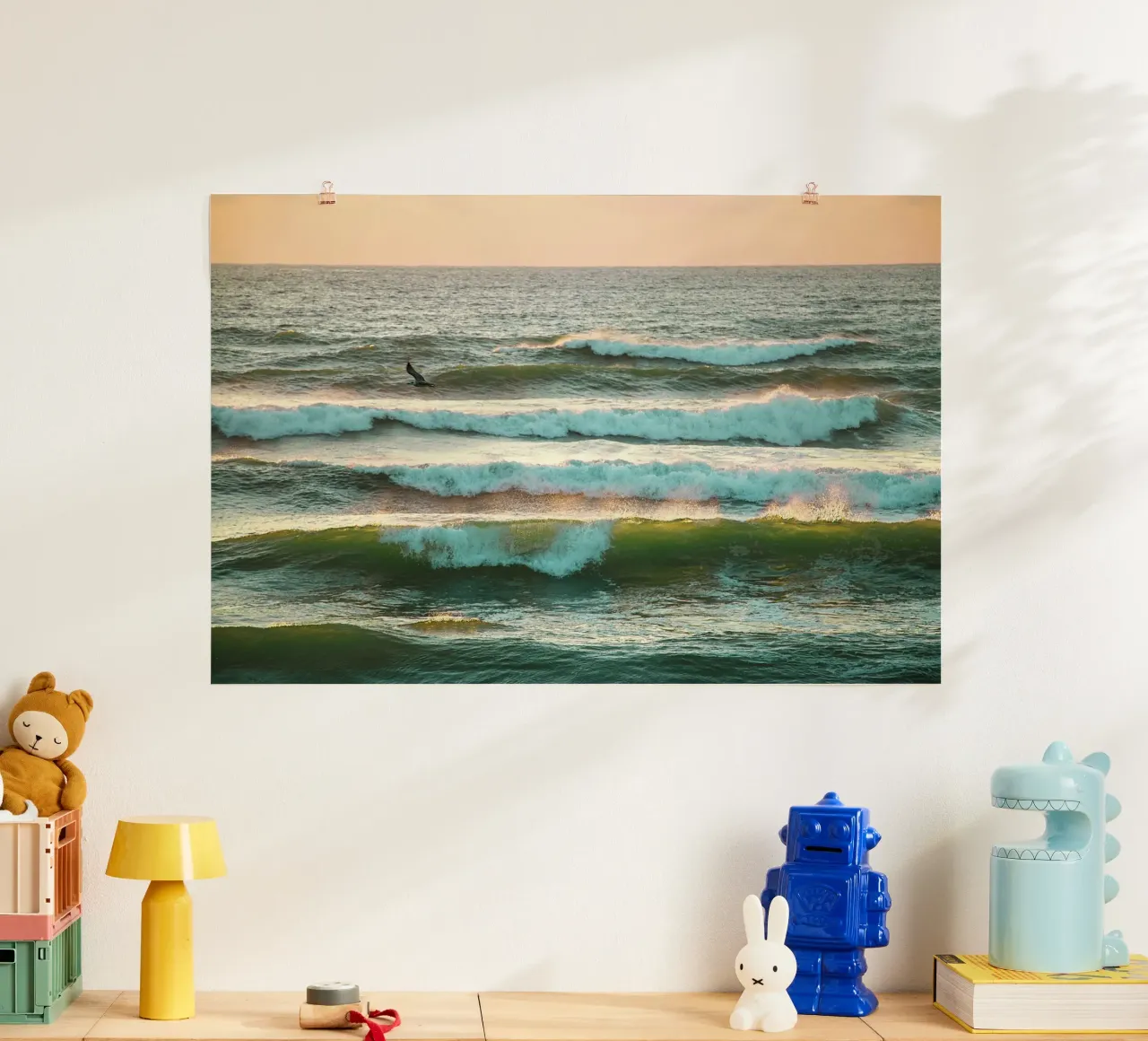 Rolling Waves - Stampa d'arte poster da jay