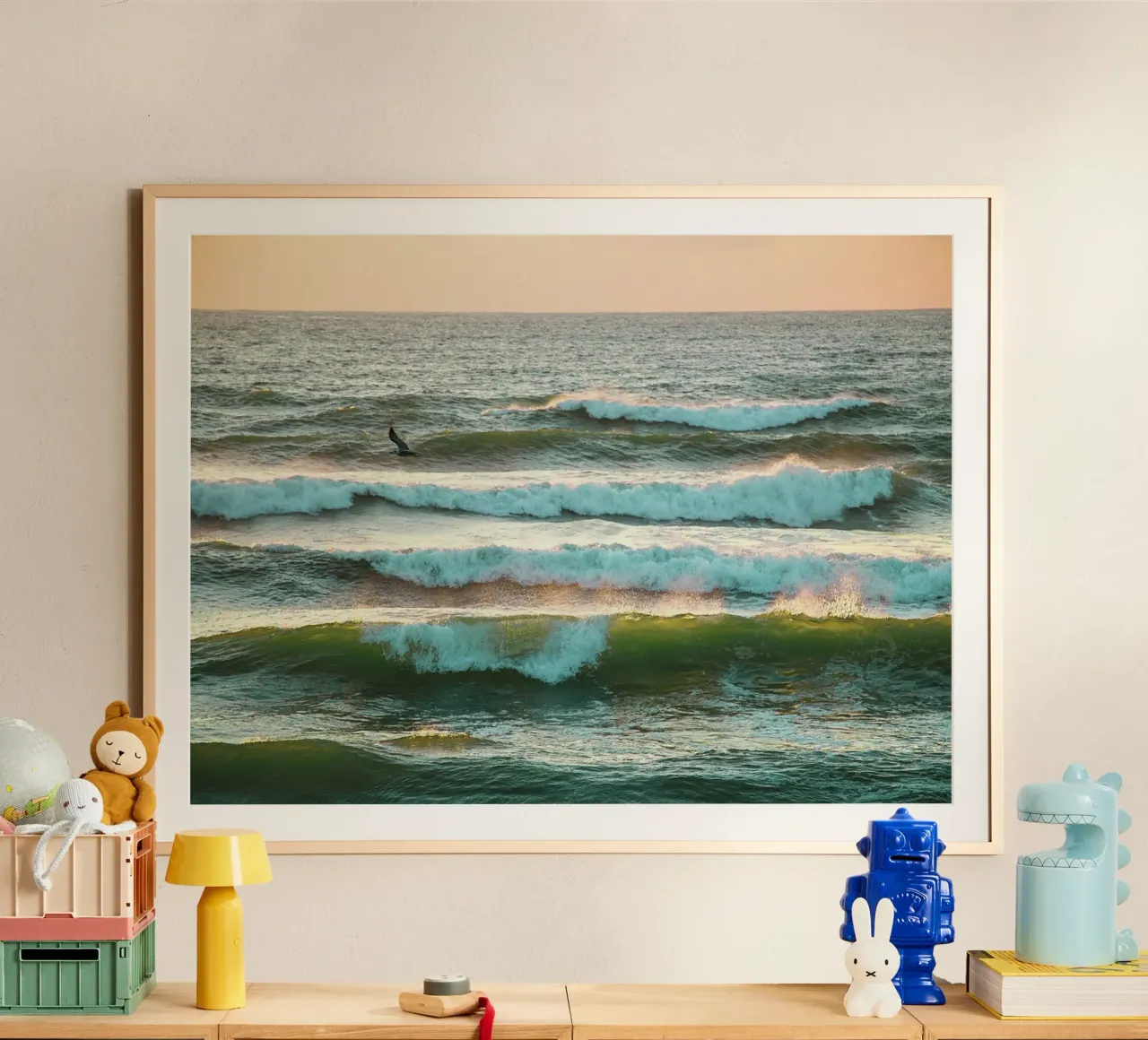 Rolling Waves - Stampa d'arte poster da jay
