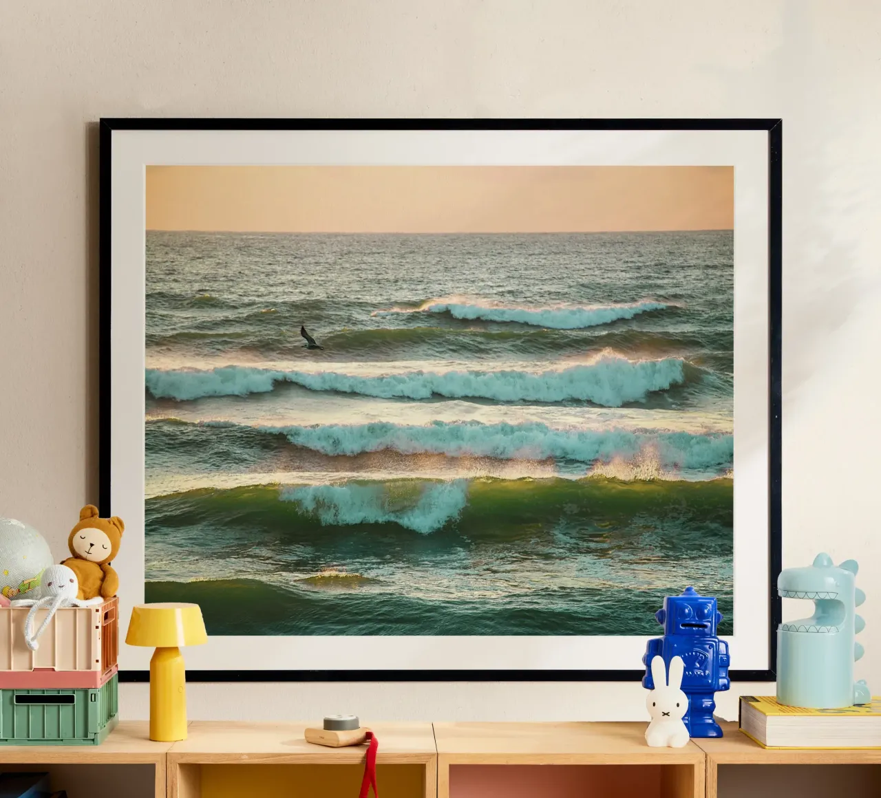 Rolling Waves - Stampa d'arte poster da jay