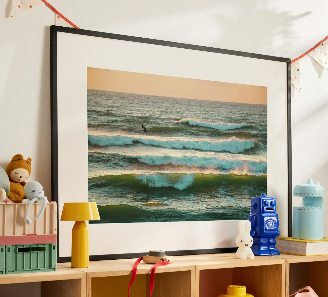 Rolling Waves - Stampa d'arte poster da jay