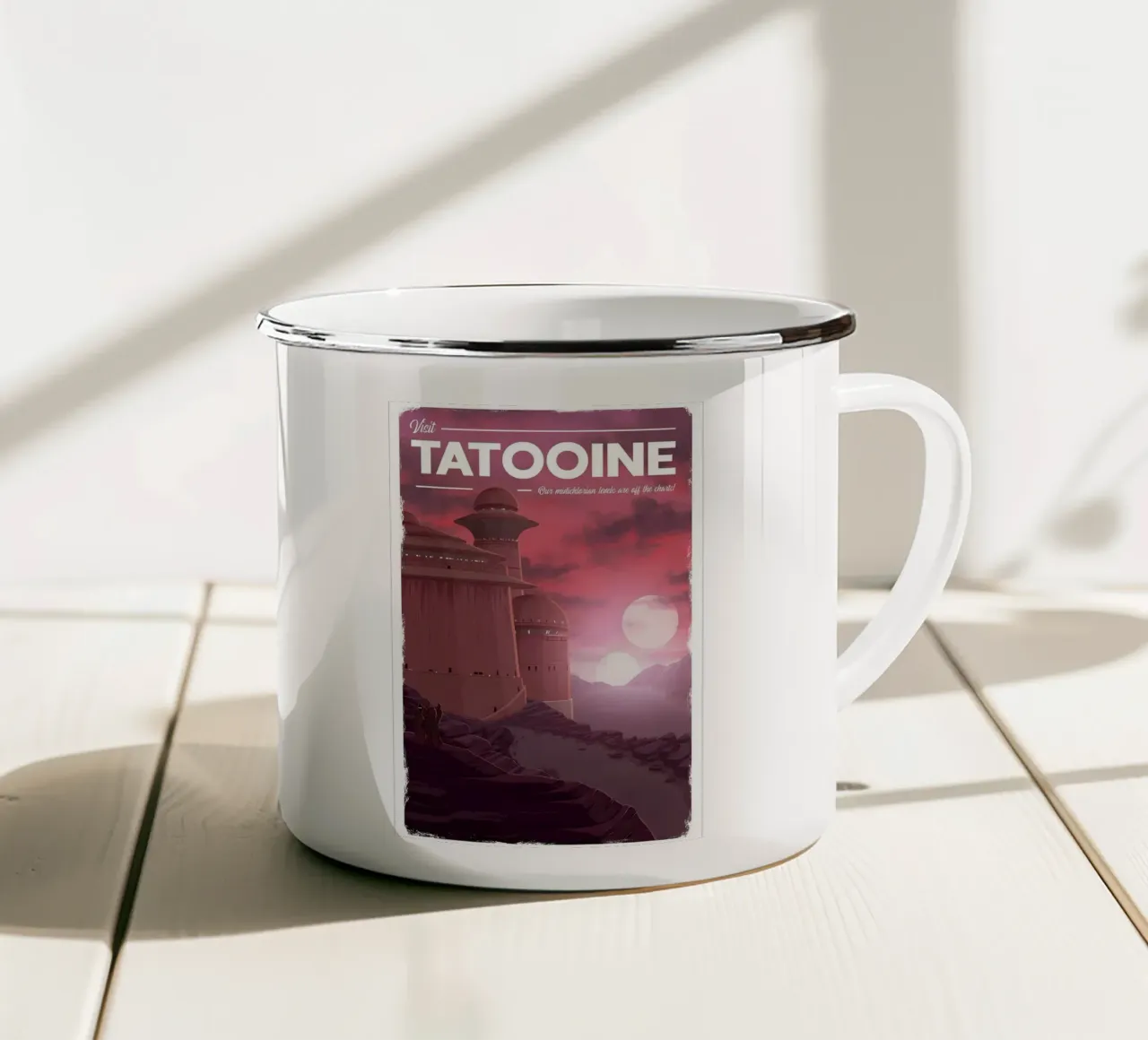 Visita tatooine tazza in smalto da hanna shop