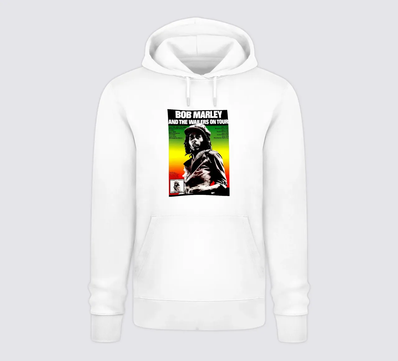 Bob Marley e i Wailers in tournée felpa con cappuccio da eliouxence