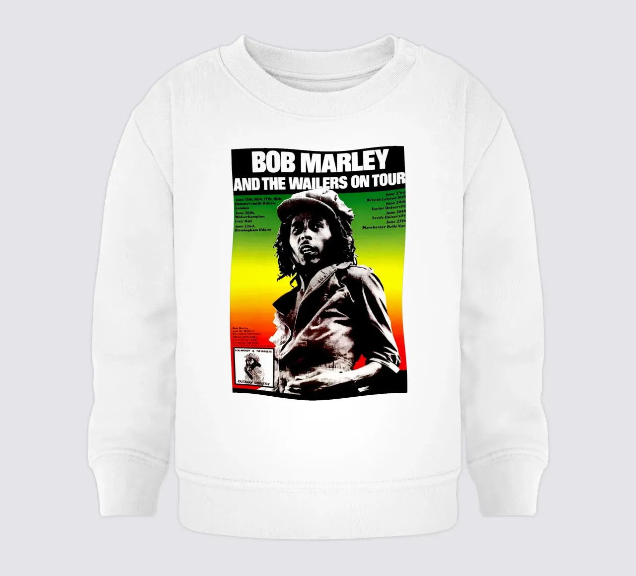 Bob Marley e i Wailers in tournée felpa neonato da eliouxence