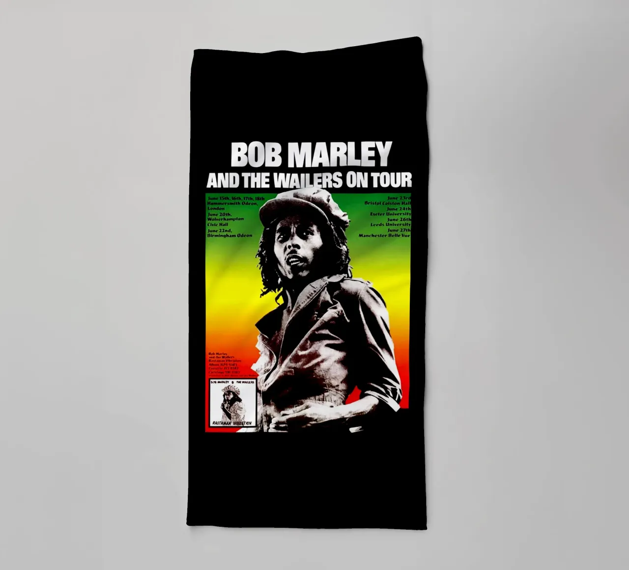 Bob Marley e i Wailers in tournée asciugamano da bagno da eliouxence