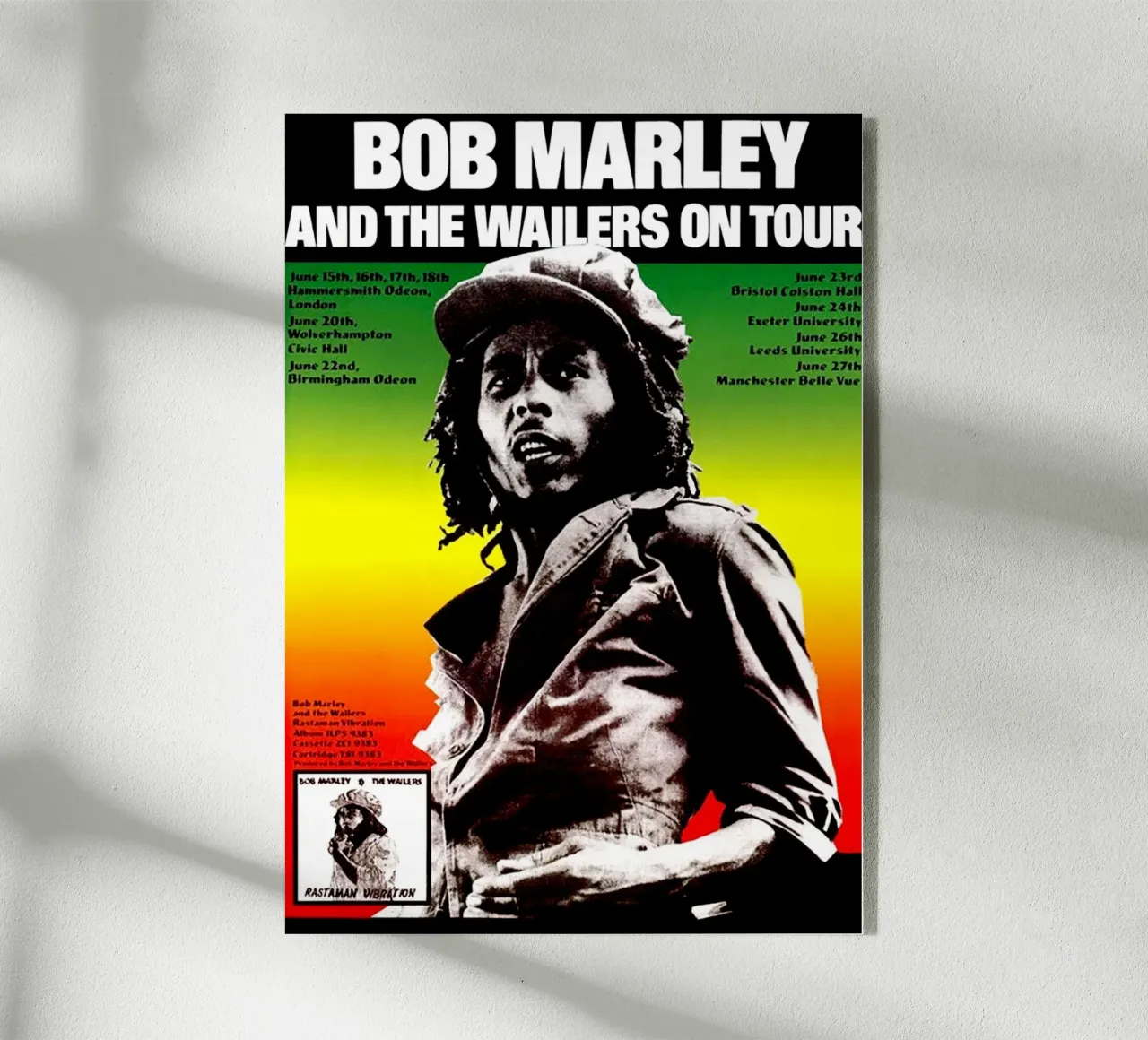 Bob Marley e i Wailers in tournée plexiglass da eliouxence