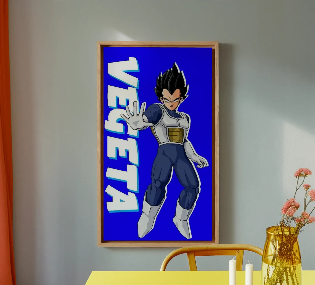 Vegeta è un principe - Dragon Ball Z tela con Cornice a cassetta da sophielouise.designs