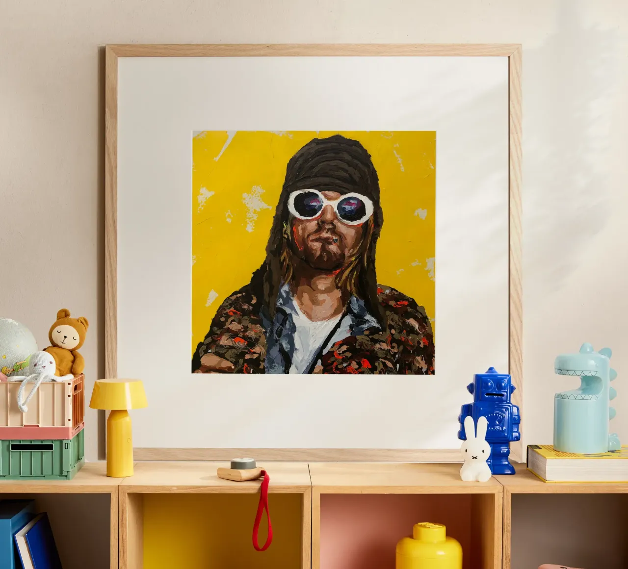 Kurt Cobain Rock Band poster da itzmyui