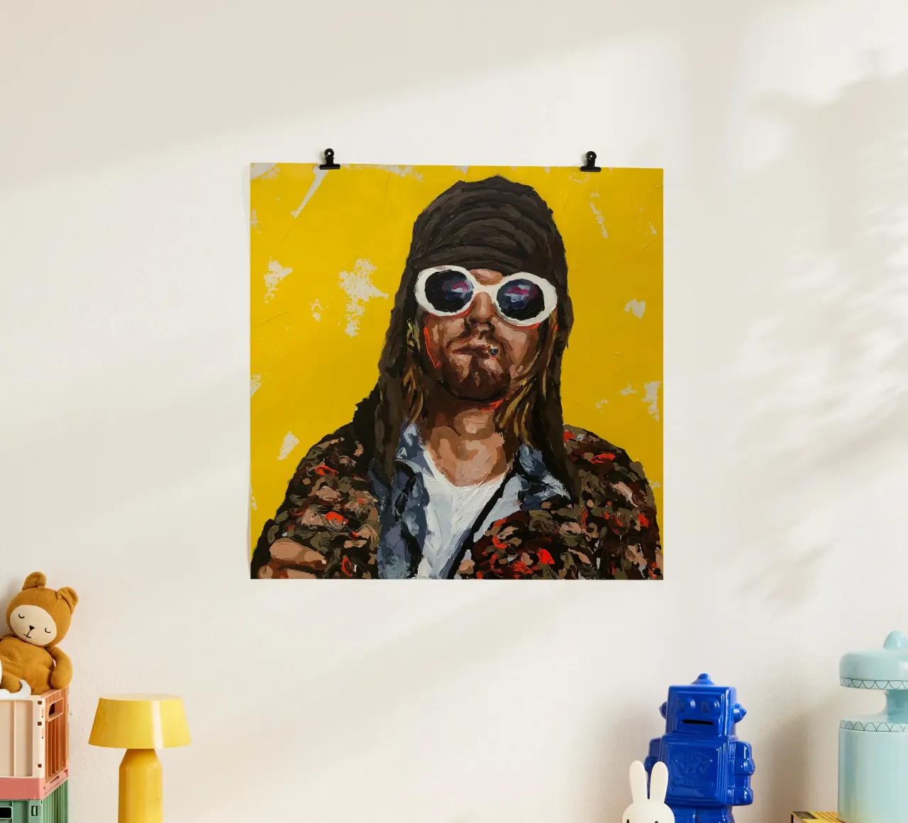 Kurt Cobain Rock Band poster da itzmyui
