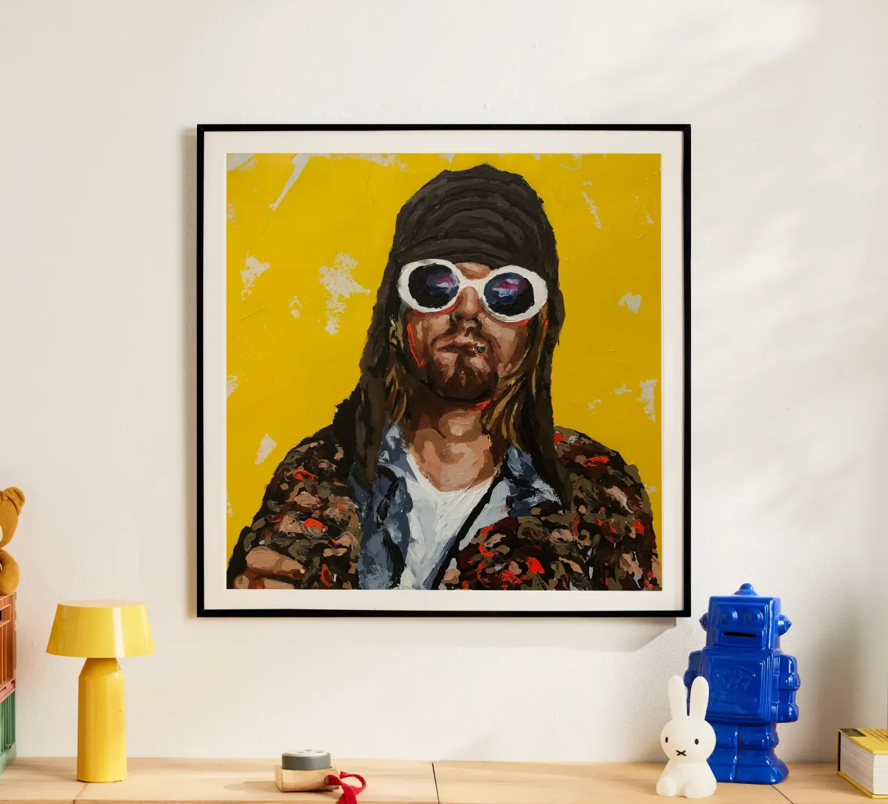 Kurt Cobain Rock Band poster da itzmyui