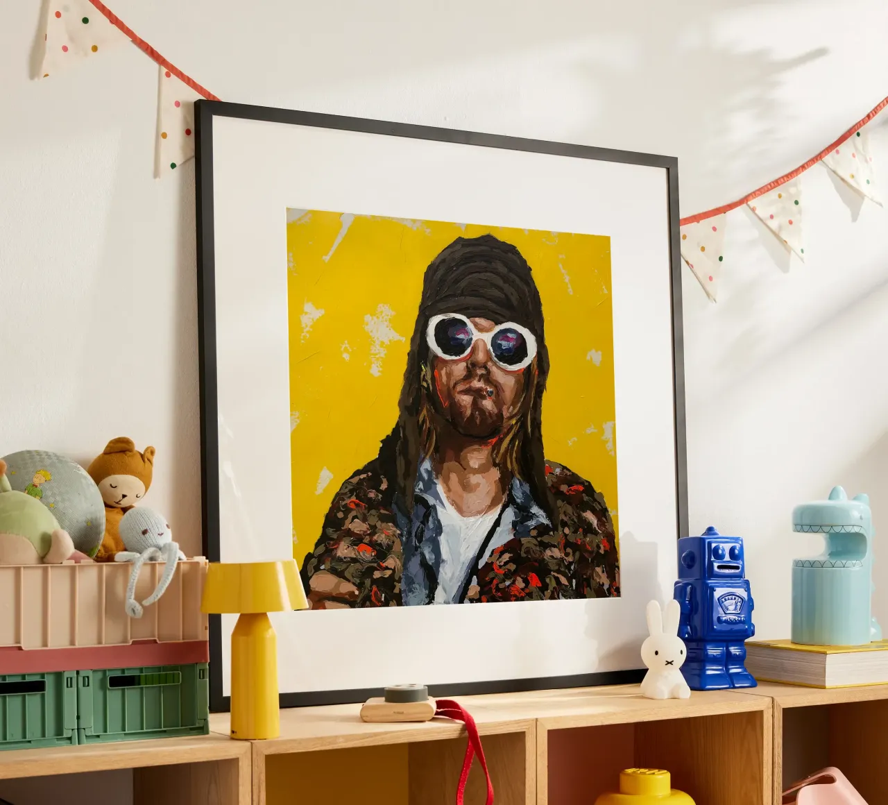 Kurt Cobain Rock Band poster da itzmyui