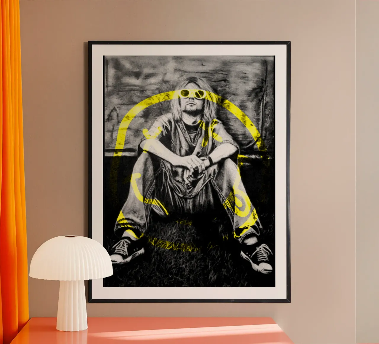 Kurt Cobain Rock Band poster da itzmyui
