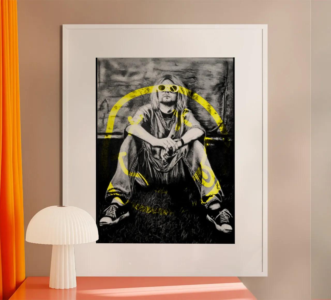Kurt Cobain Rock Band poster da itzmyui