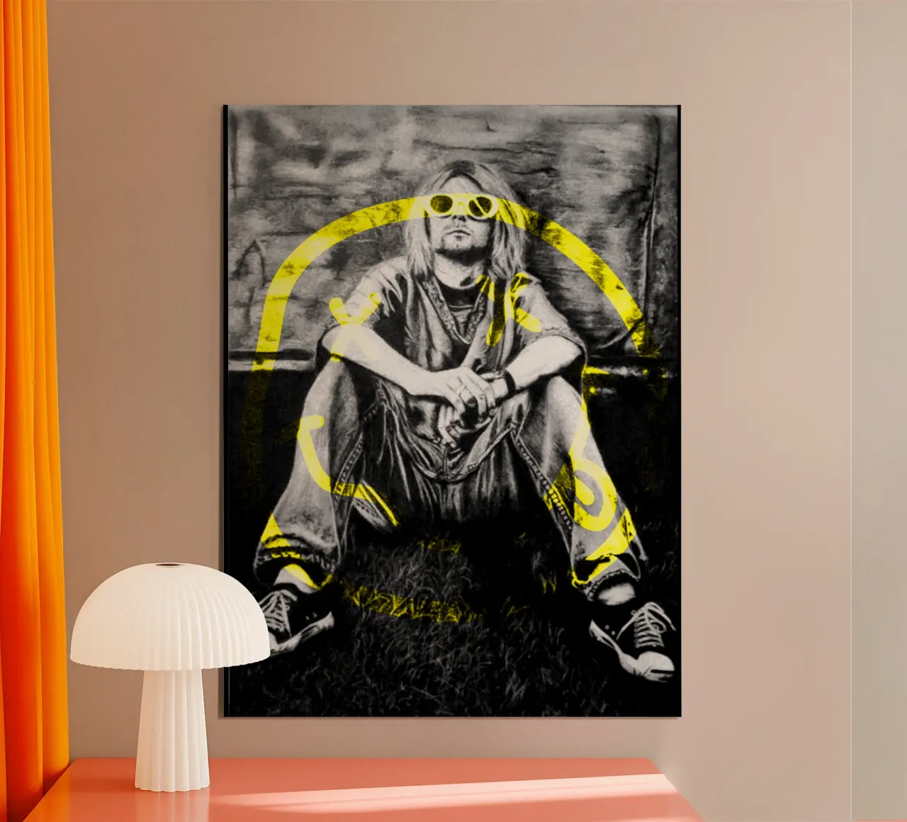 Kurt Cobain Rock Band poster da itzmyui