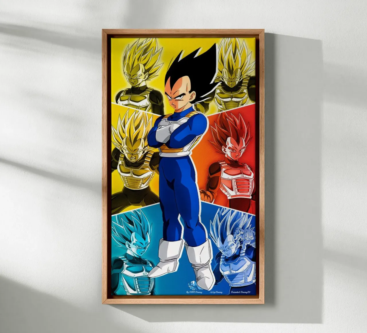 L'essenziale di Super Dragon Ball Z tela con Cornice a cassetta da sophielouise.designs