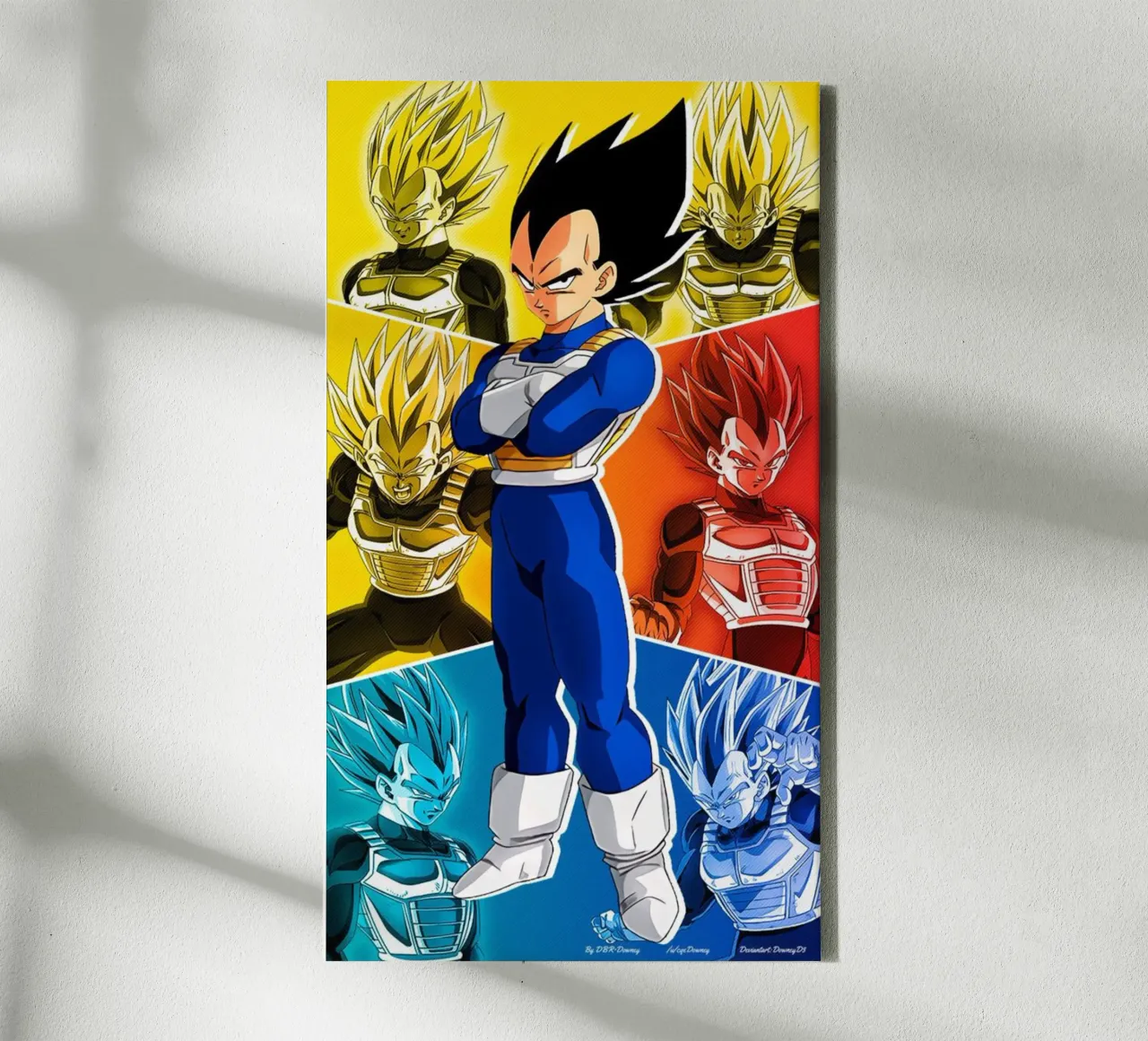L'essenziale di Super Dragon Ball Z tela con Cornice a cassetta da sophielouise.designs