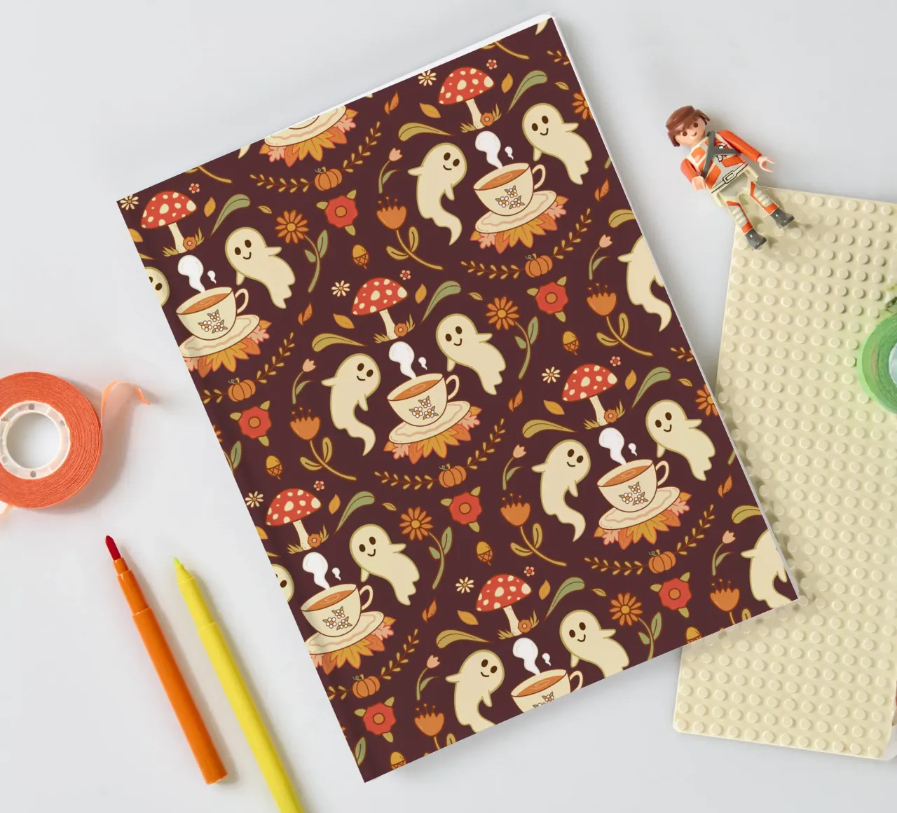 Spooky Tea Time notebook by klossisch