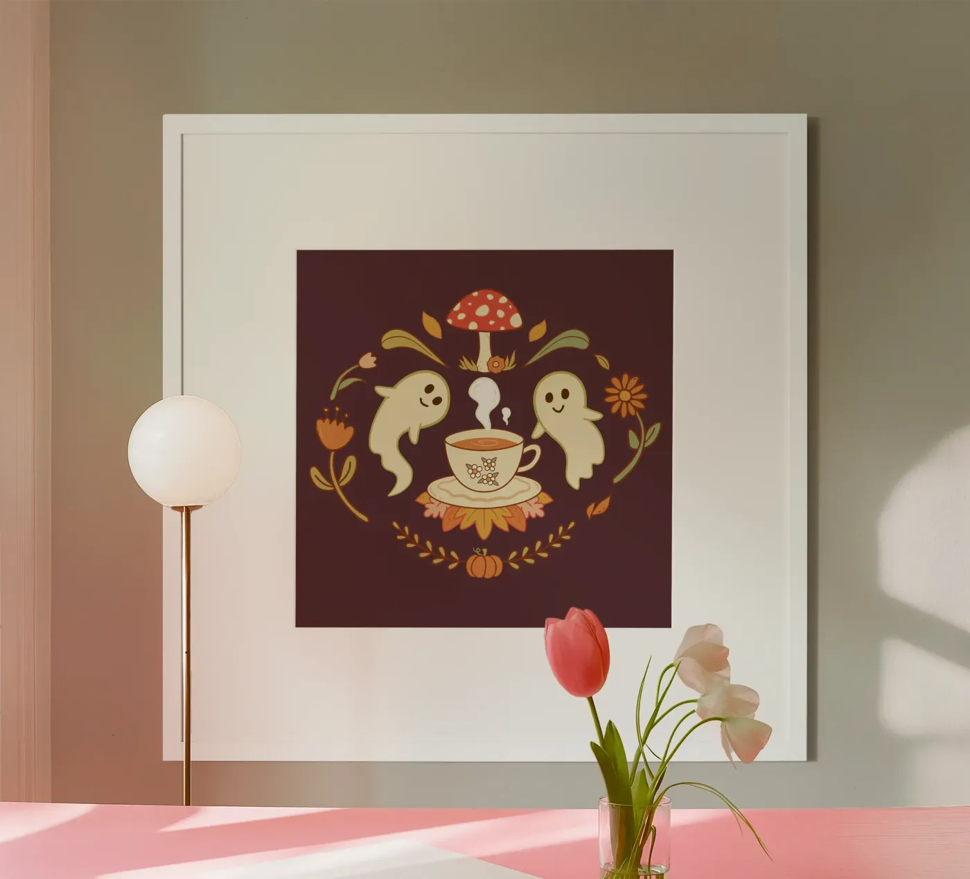 Spooky Tea Time poster by klossisch