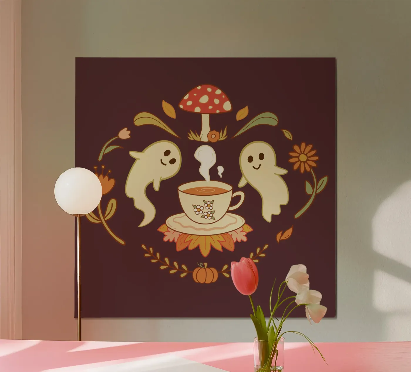 Spooky Tea Time poster by klossisch