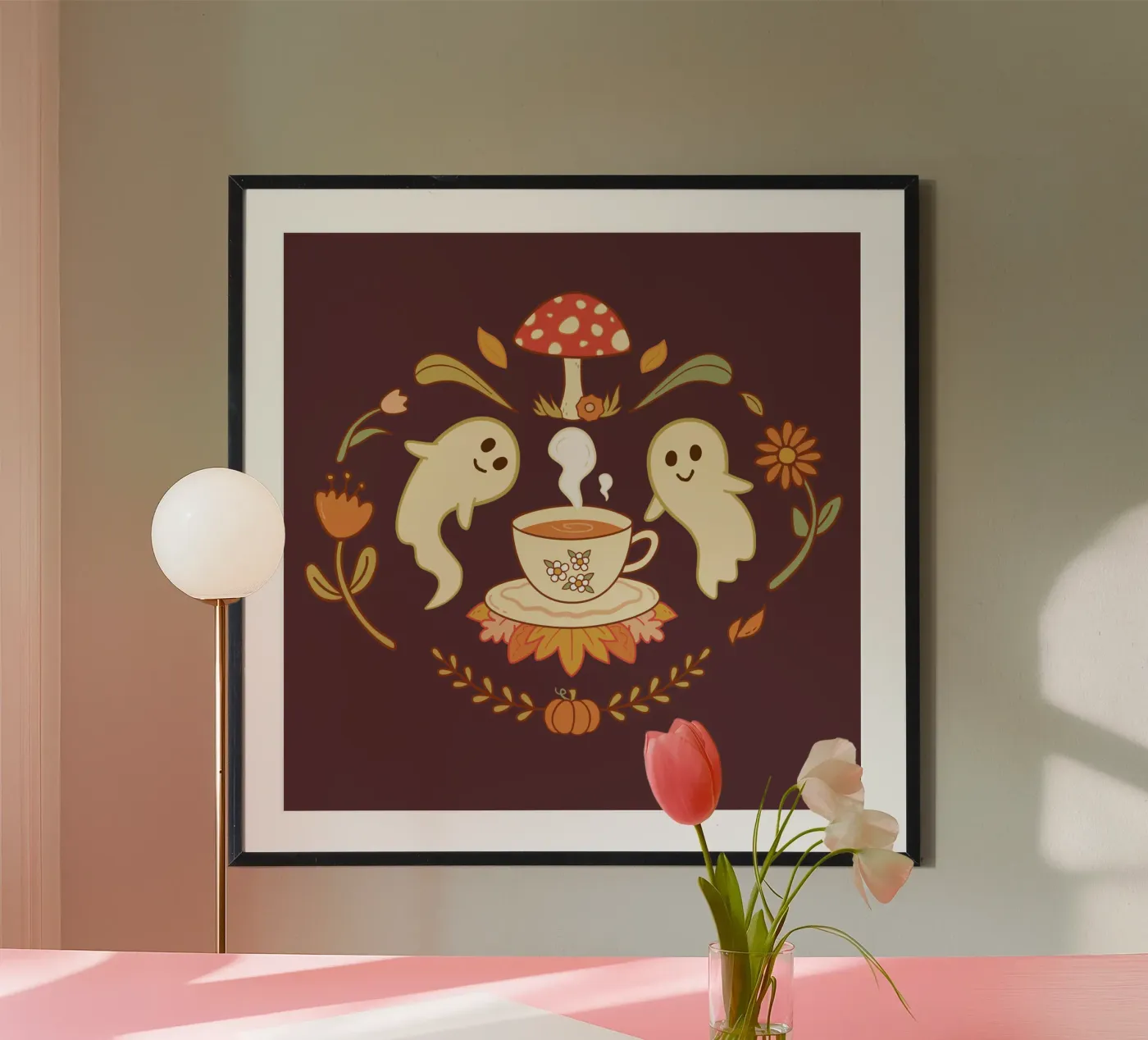 Spooky Tea Time poster by klossisch