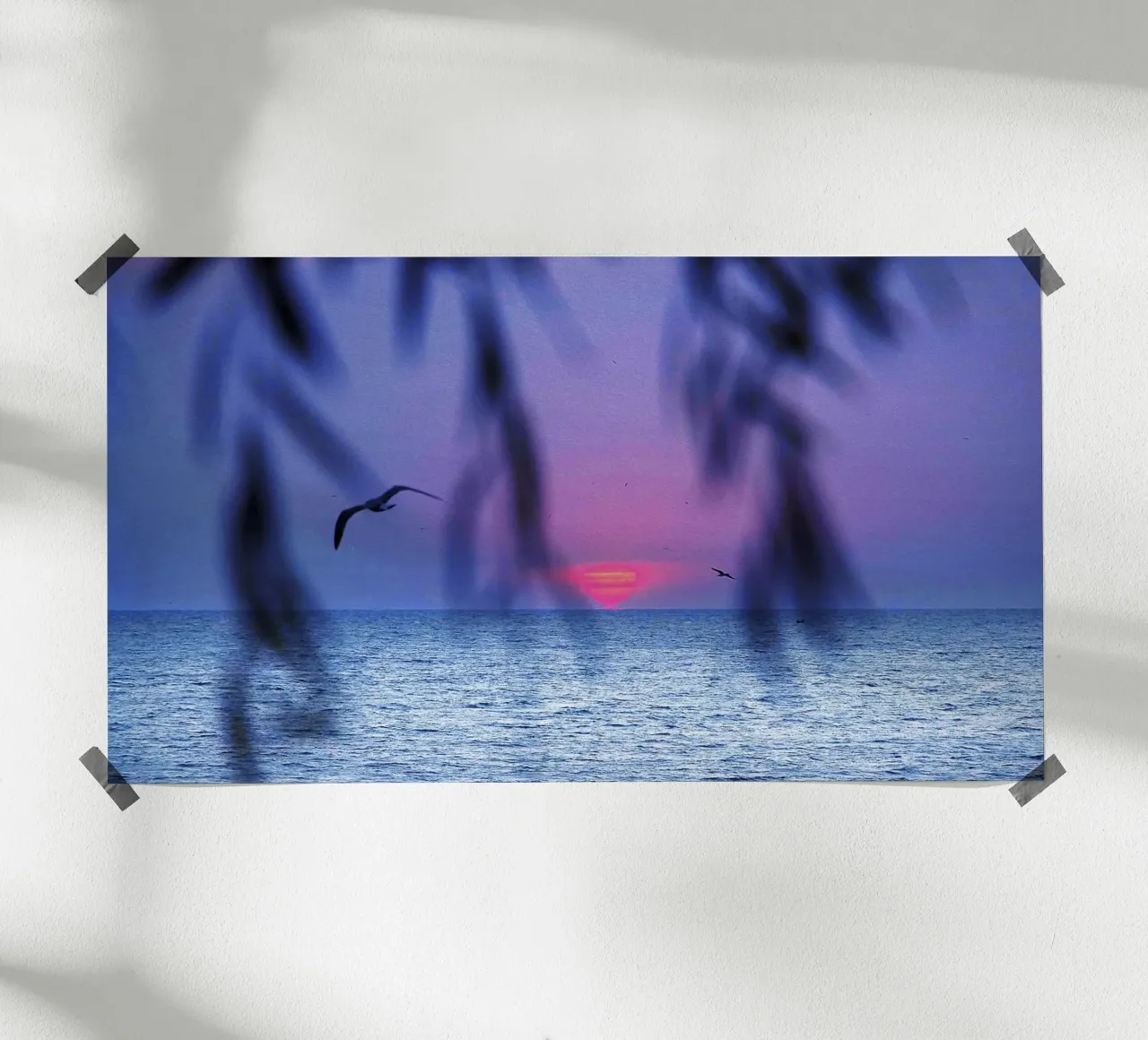 Die Sonne küsst das Meer - Fine Art Print Poster von jay