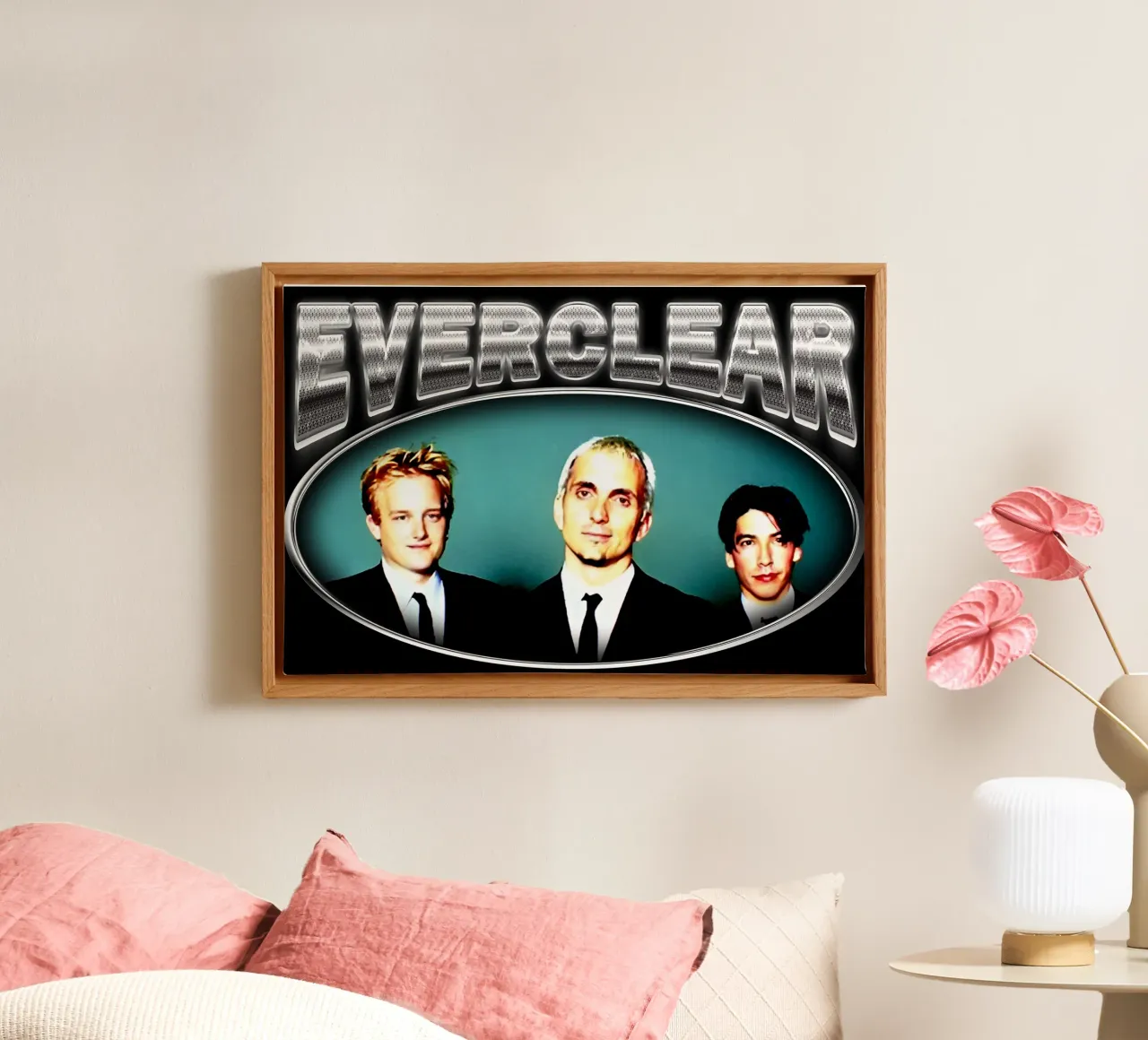 Everclear Grunge-Punk tela con Cornice a cassetta da imstildreaming