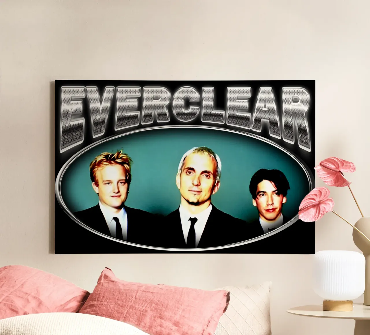 Everclear Grunge-Punk tela con Cornice a cassetta da imstildreaming