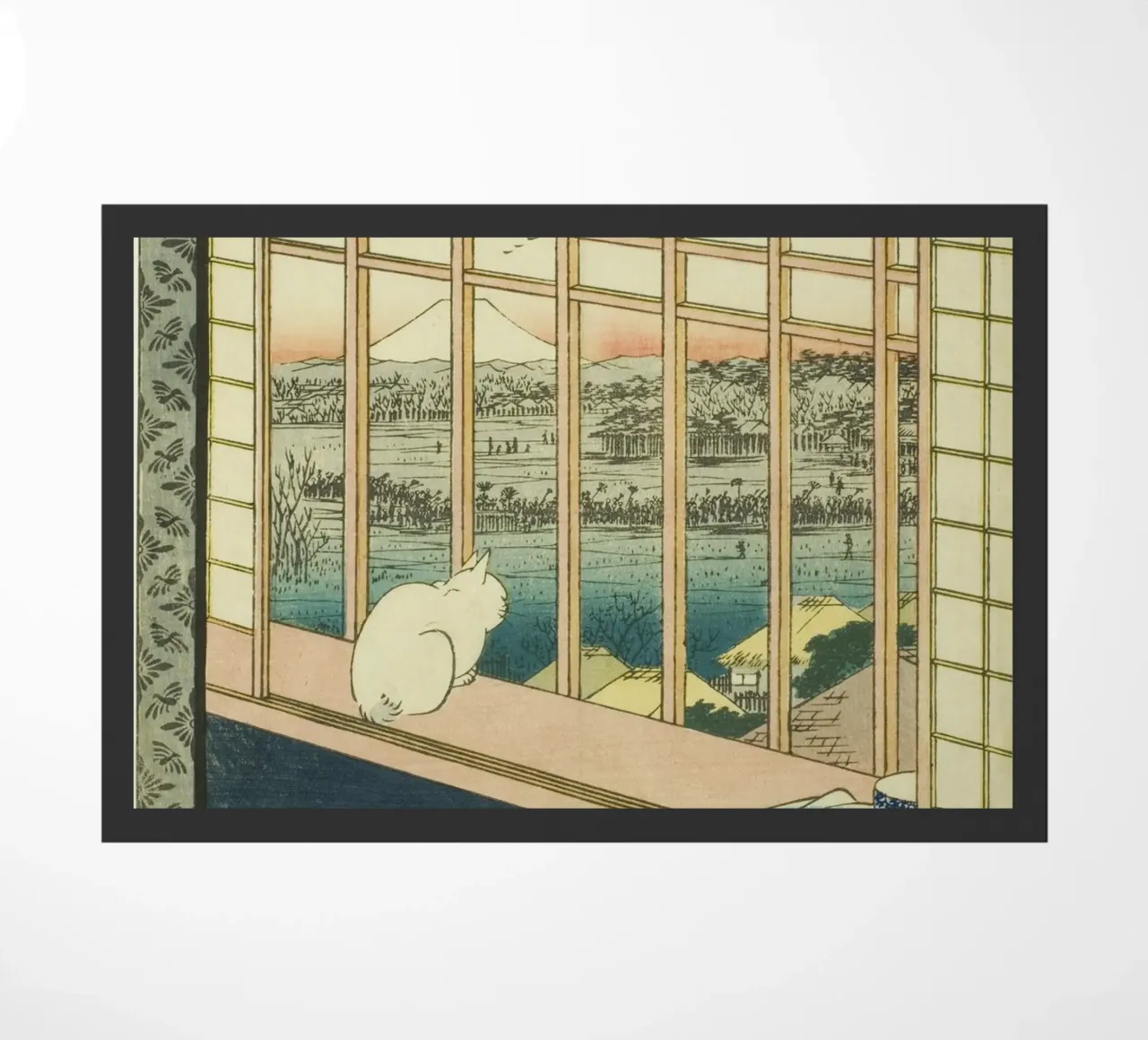 cat in the window zerbino da vintageshop