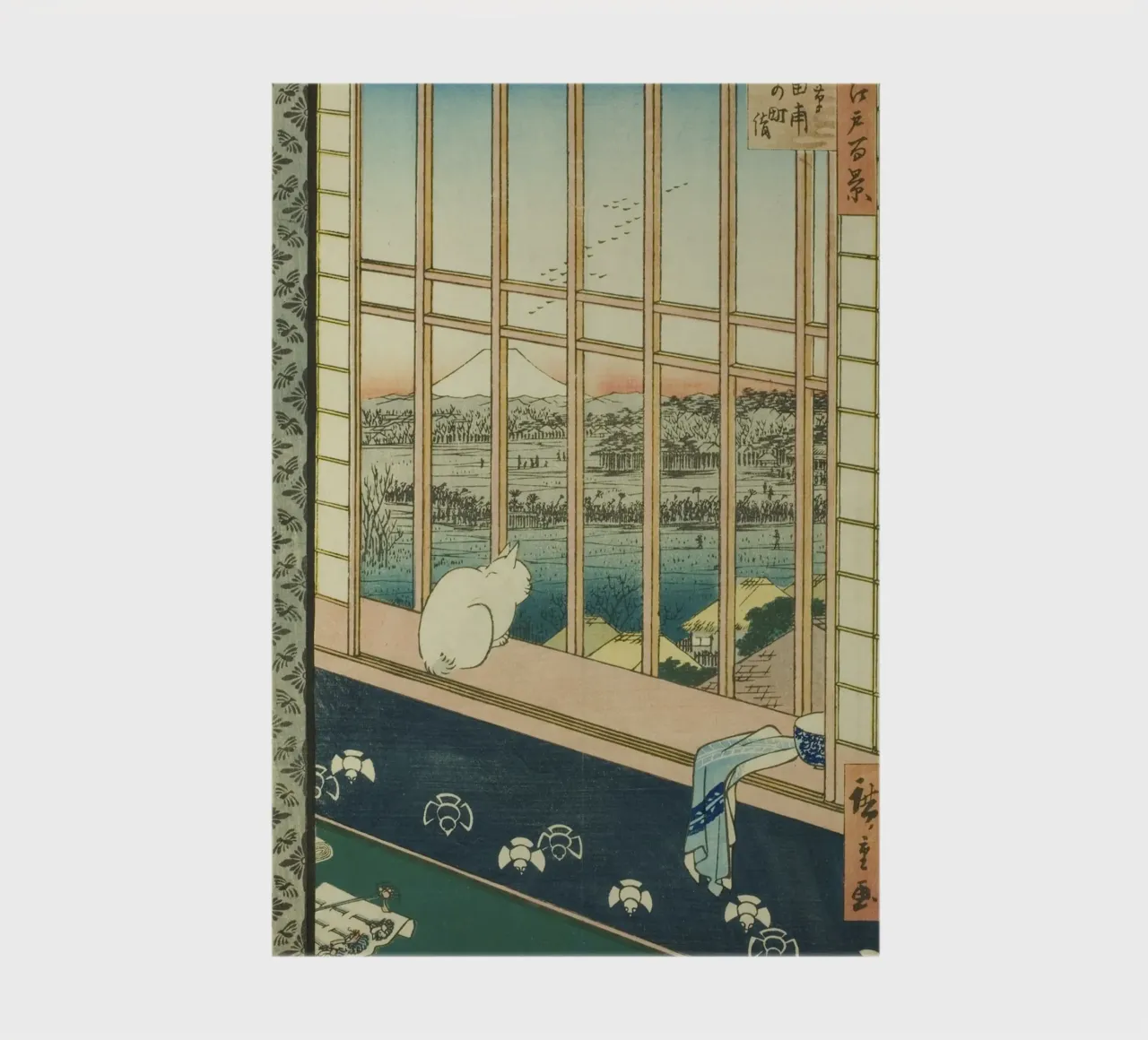 cat in the window notebook by vintageshop