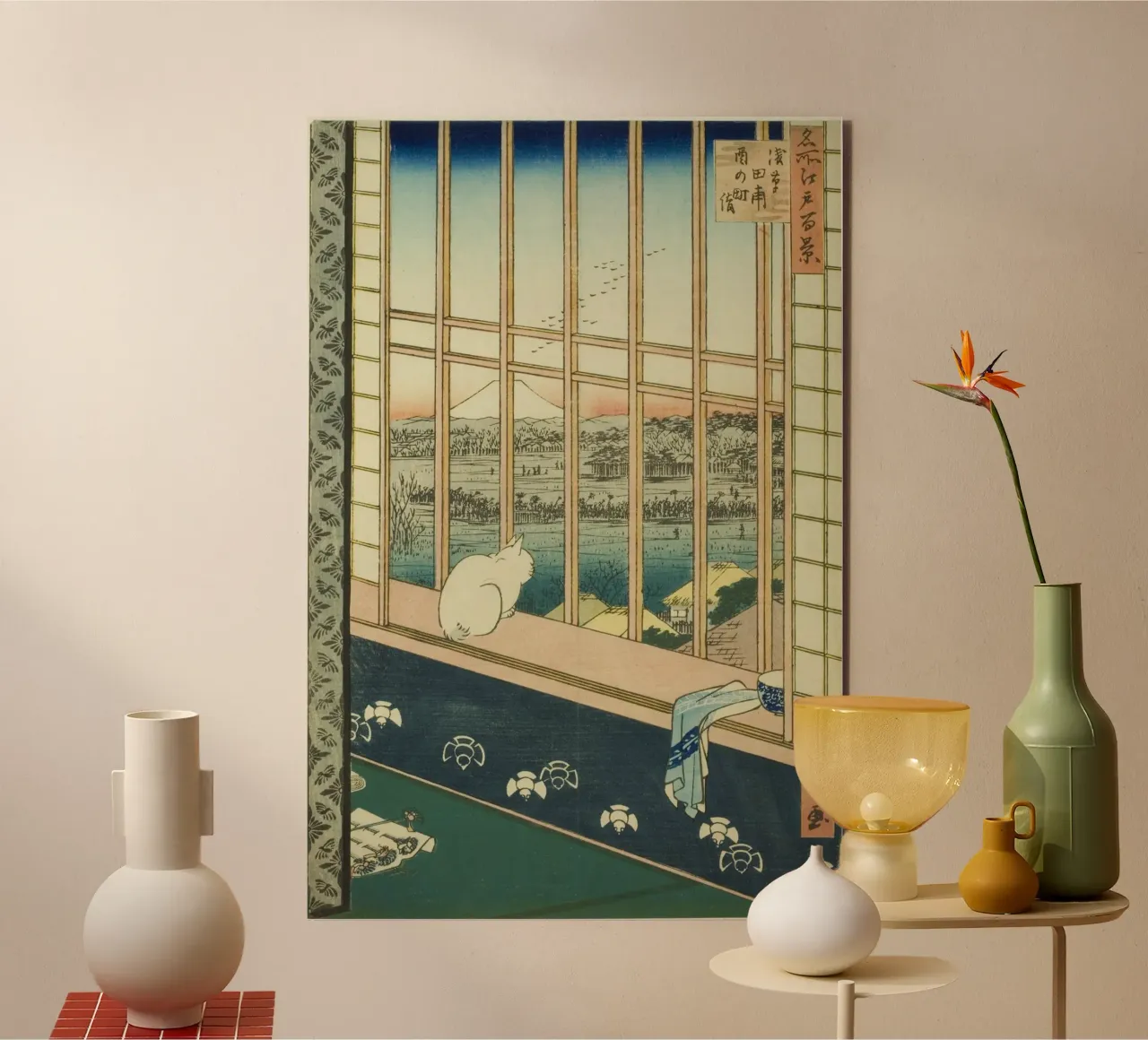 cat in the window alluminio dibond da vintageshop