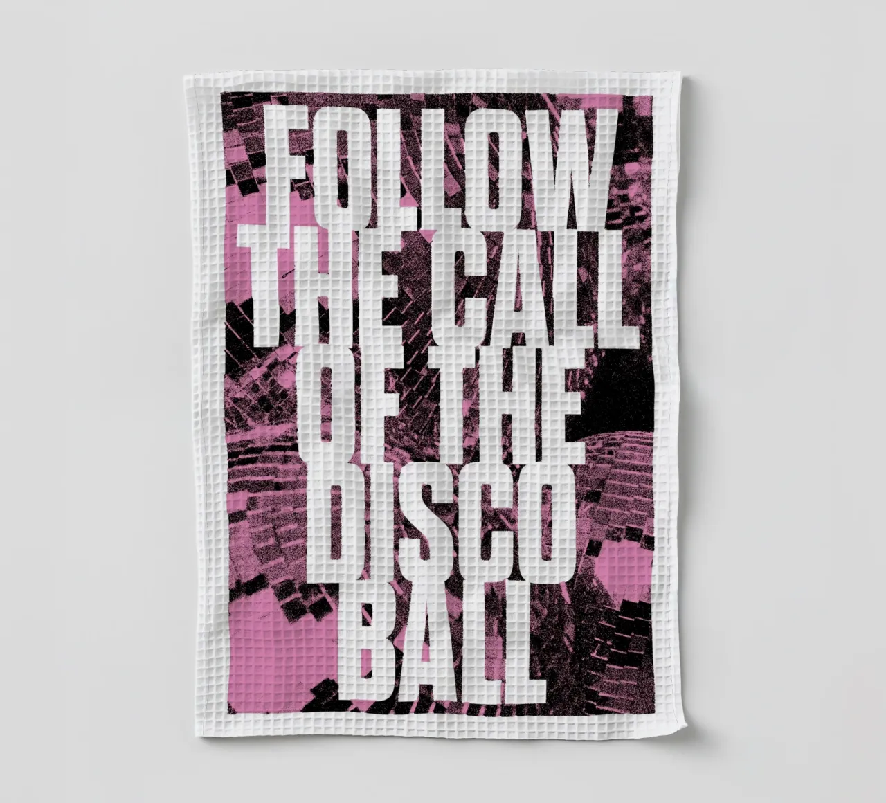 Follow The Call of the Disco Ball canovaccio da cucina da Lolly & Roobs