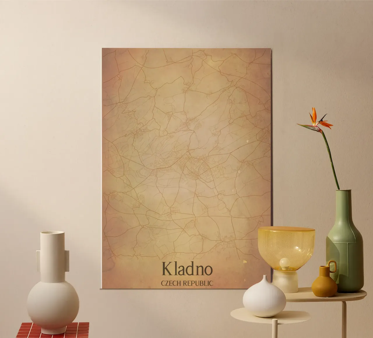 Kladno CZECH REPUBLIC poster da WorldPrint
