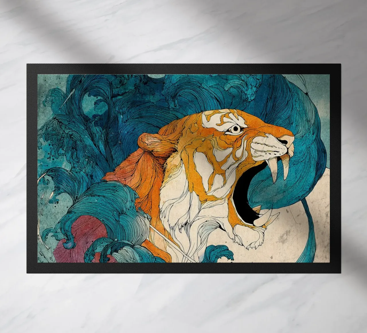 Tiger of the Rising Tide zerbino da Qimstudio