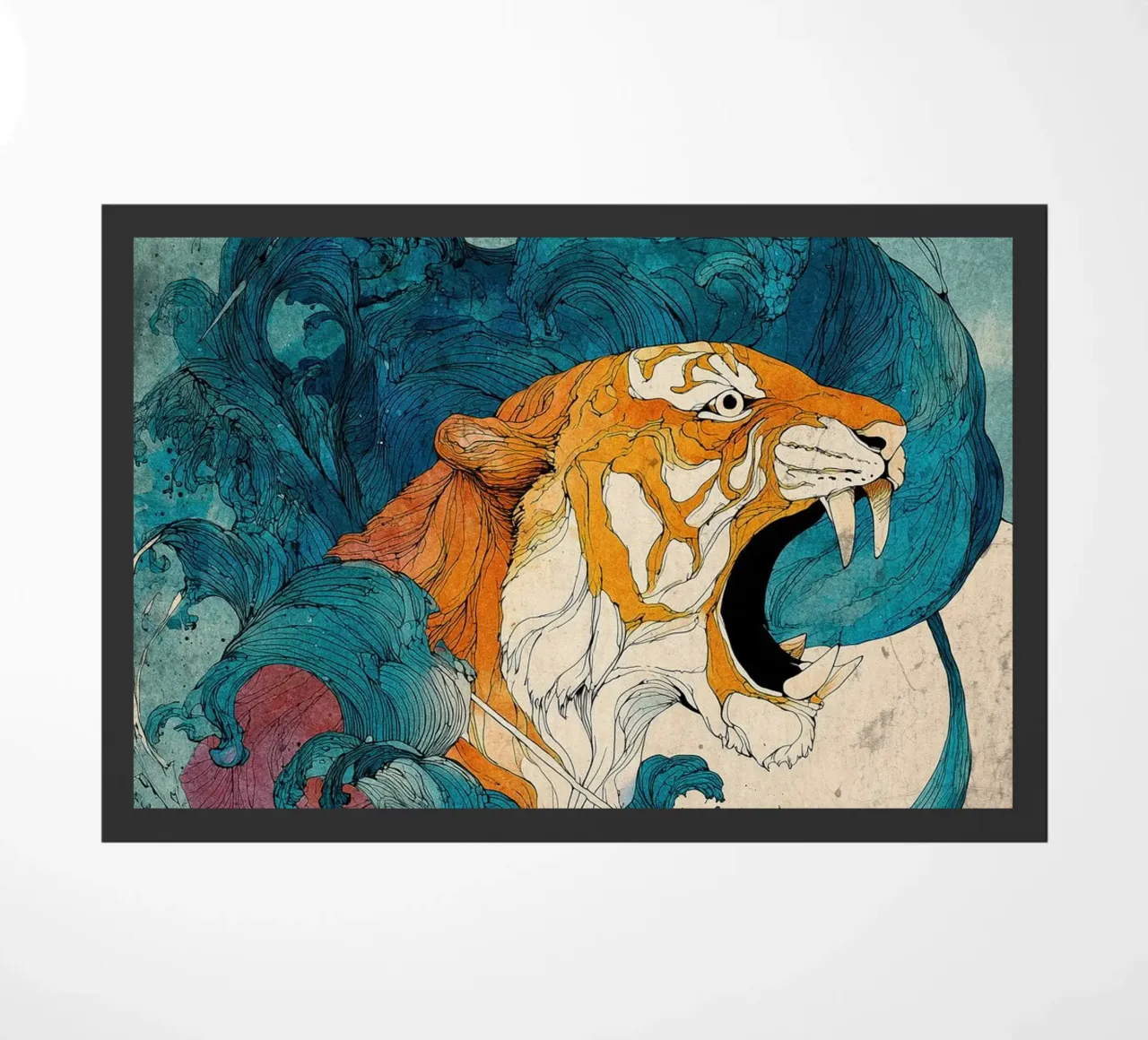 Tiger of the Rising Tide zerbino da Qimstudio