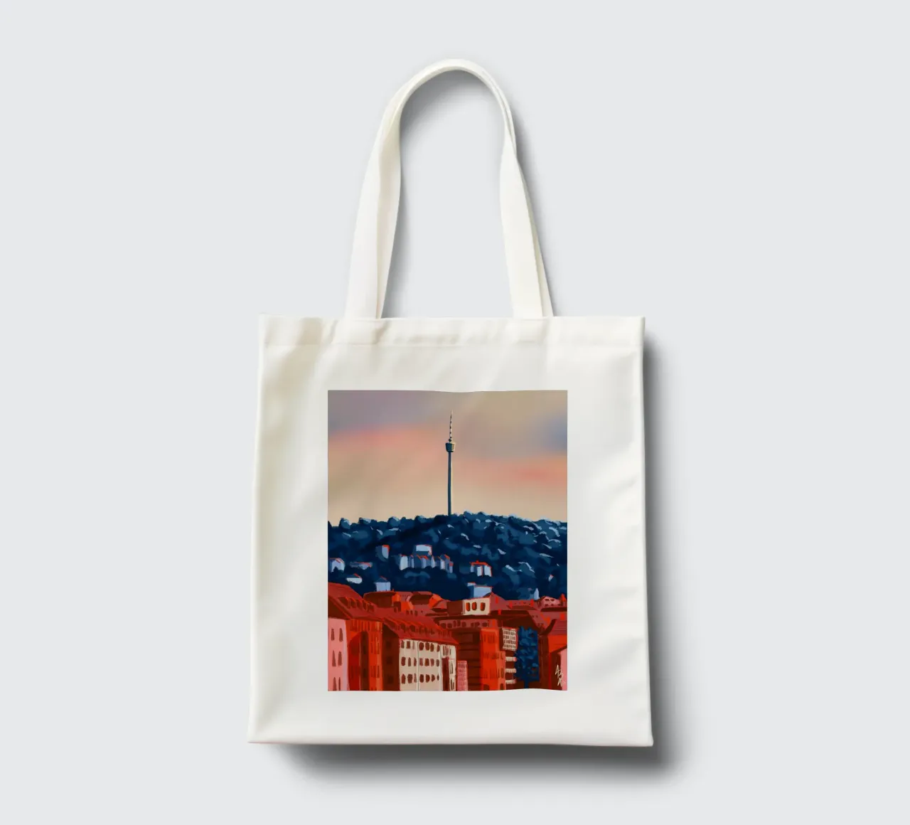 Stuttgart borsa in juta da Anny Addams