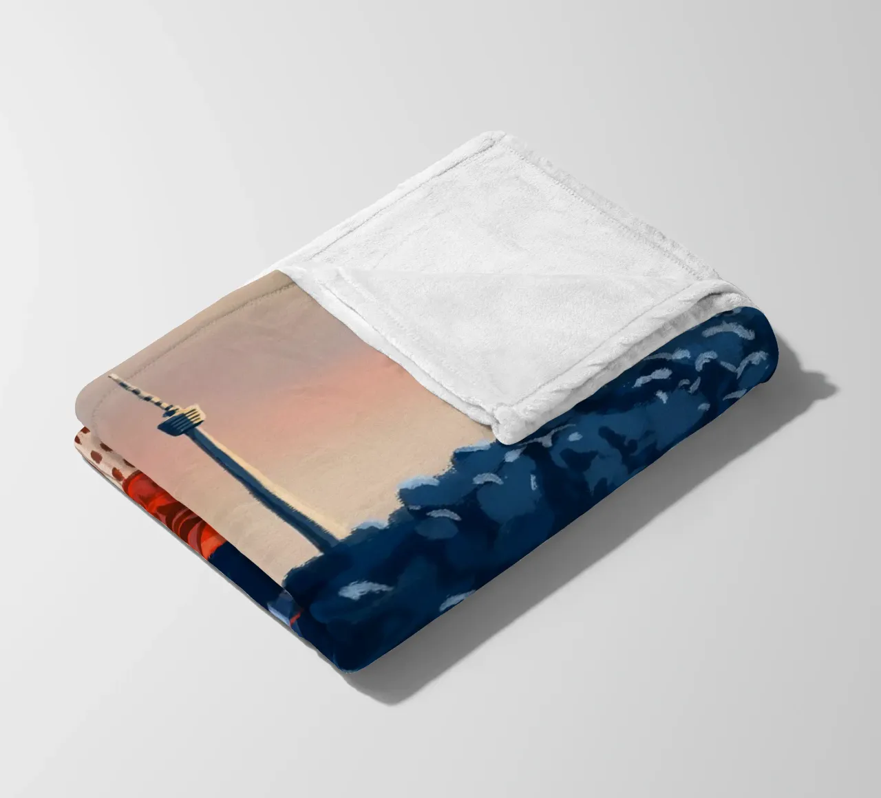 Stuttgart coperta in pile da Anny Addams