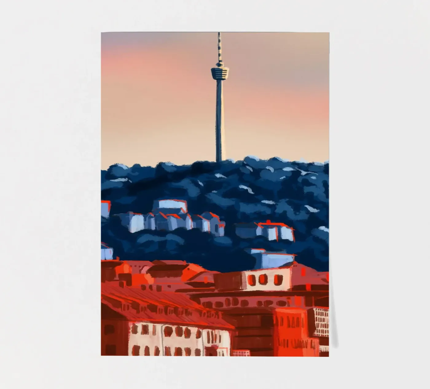 Stuttgart sticker sheet by Anny Addams