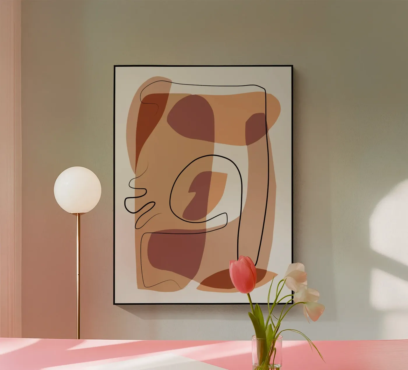 Beige mash up plexiglass da Little Dean