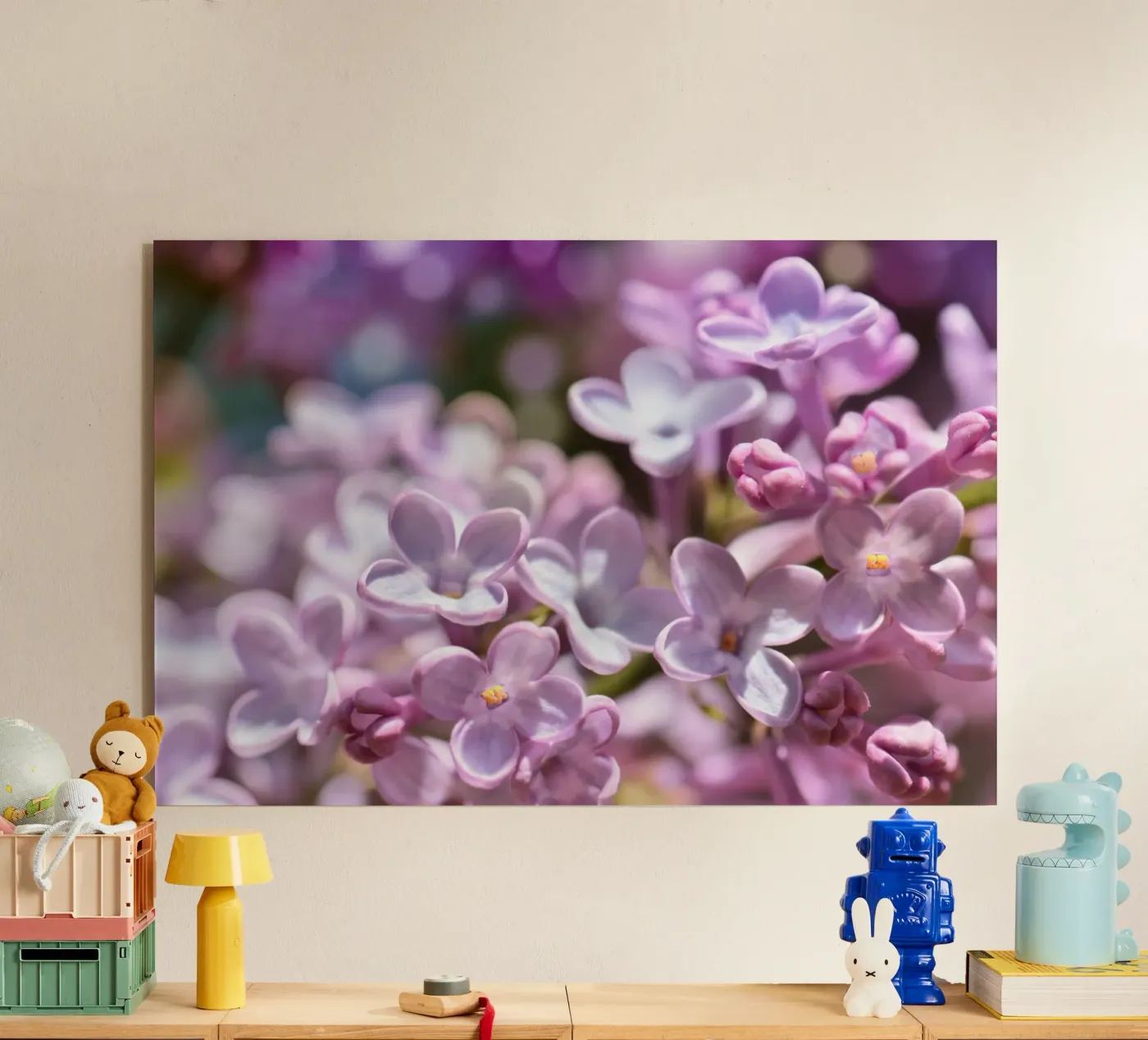 Lilac acrylic glass by Atteloi