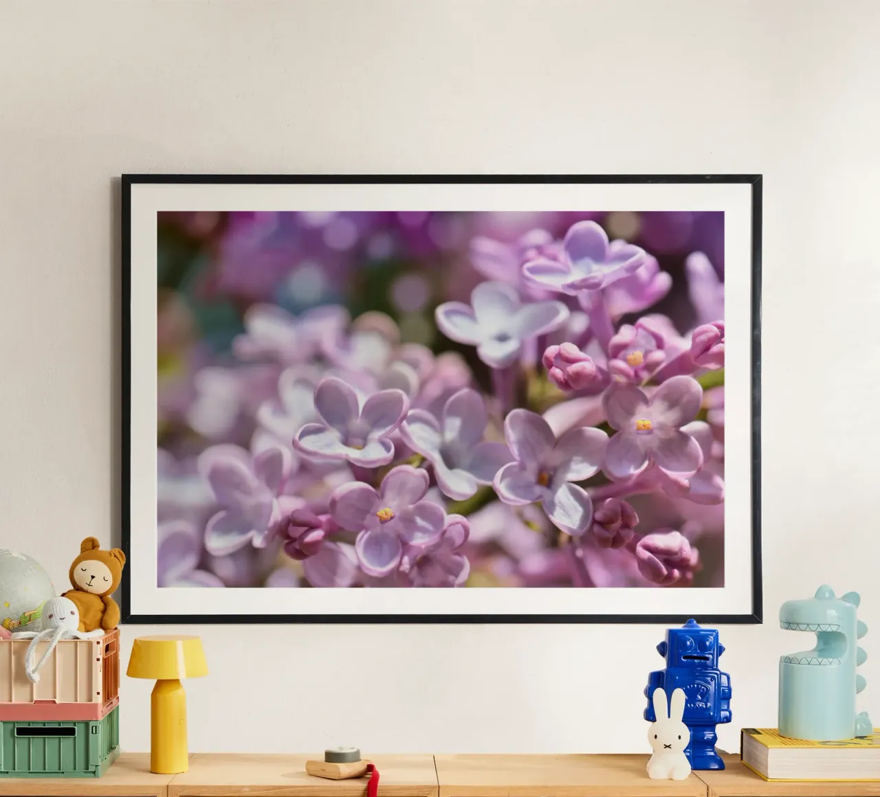 Lilla poster con telaio in alluminio da Atteloi