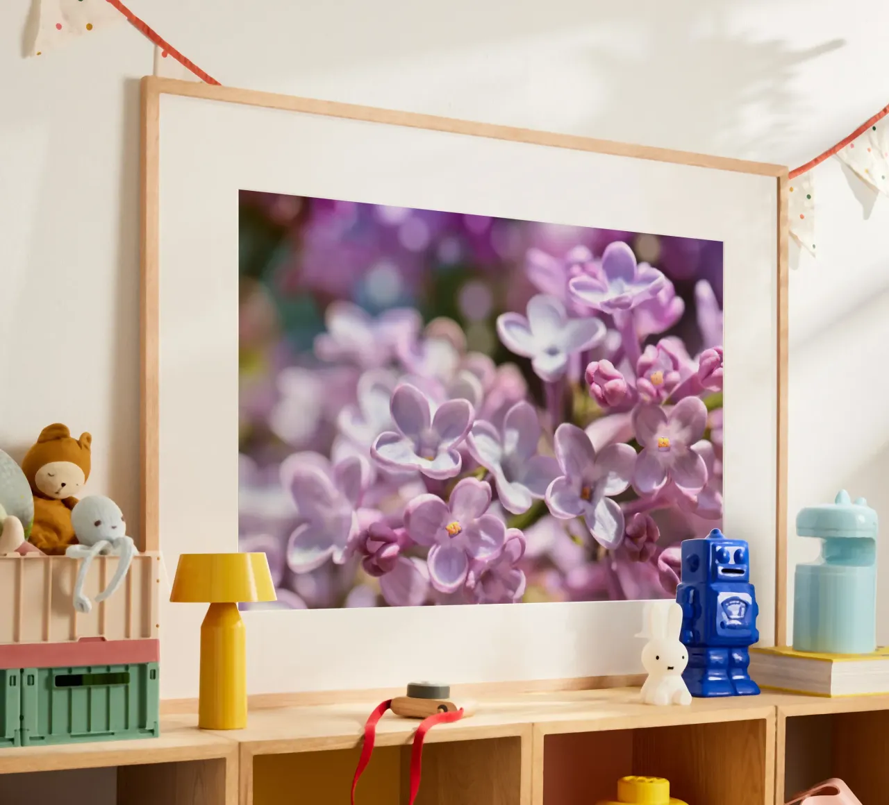 Lilla poster con telaio in alluminio da Atteloi