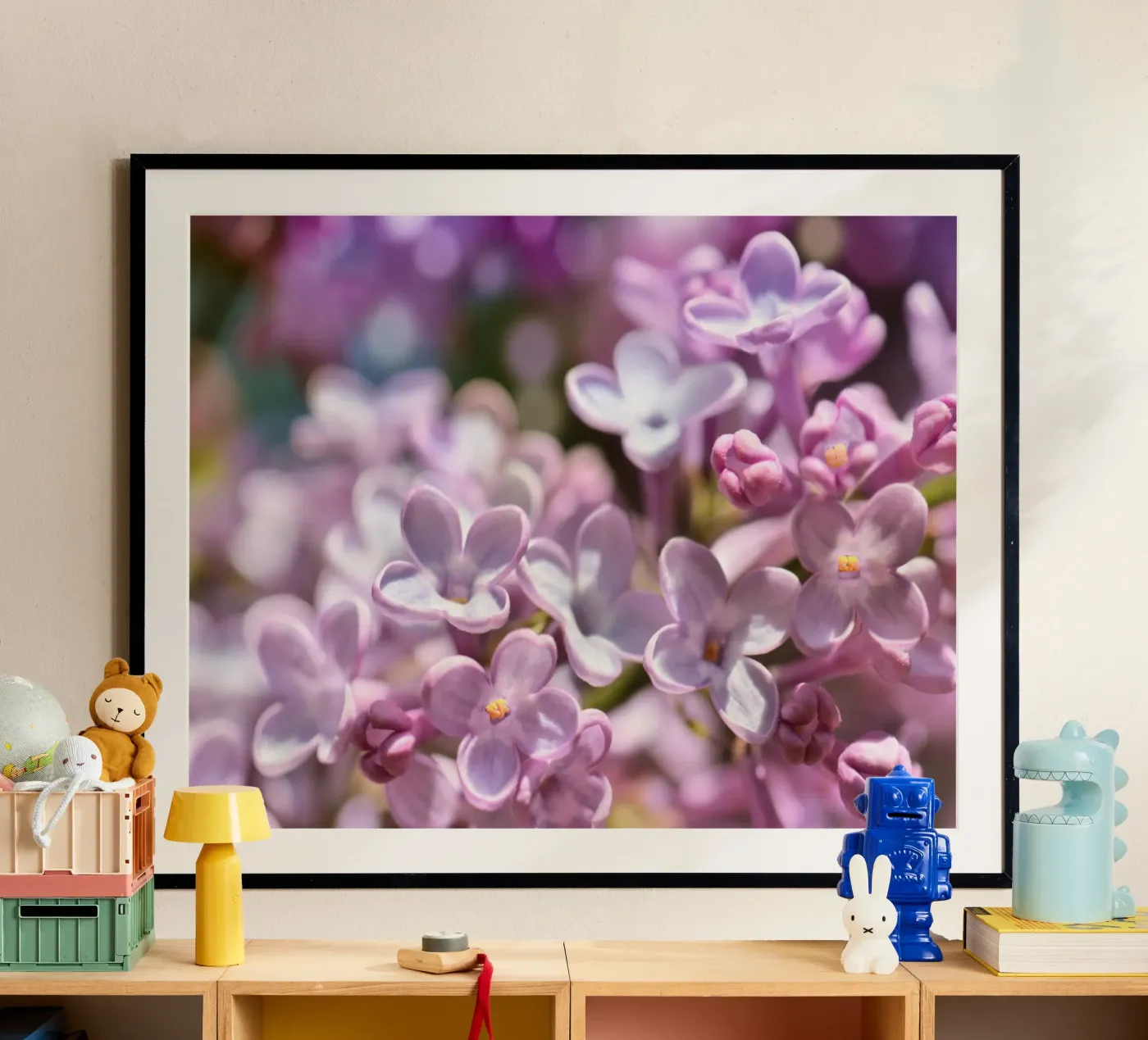 Lila poster van Atteloi