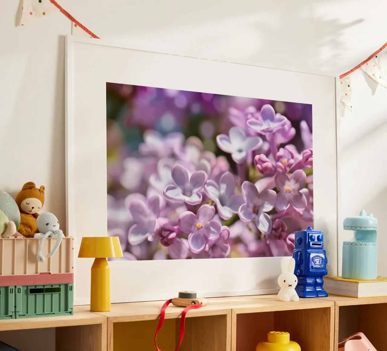 Lilla poster con telaio in alluminio da Atteloi