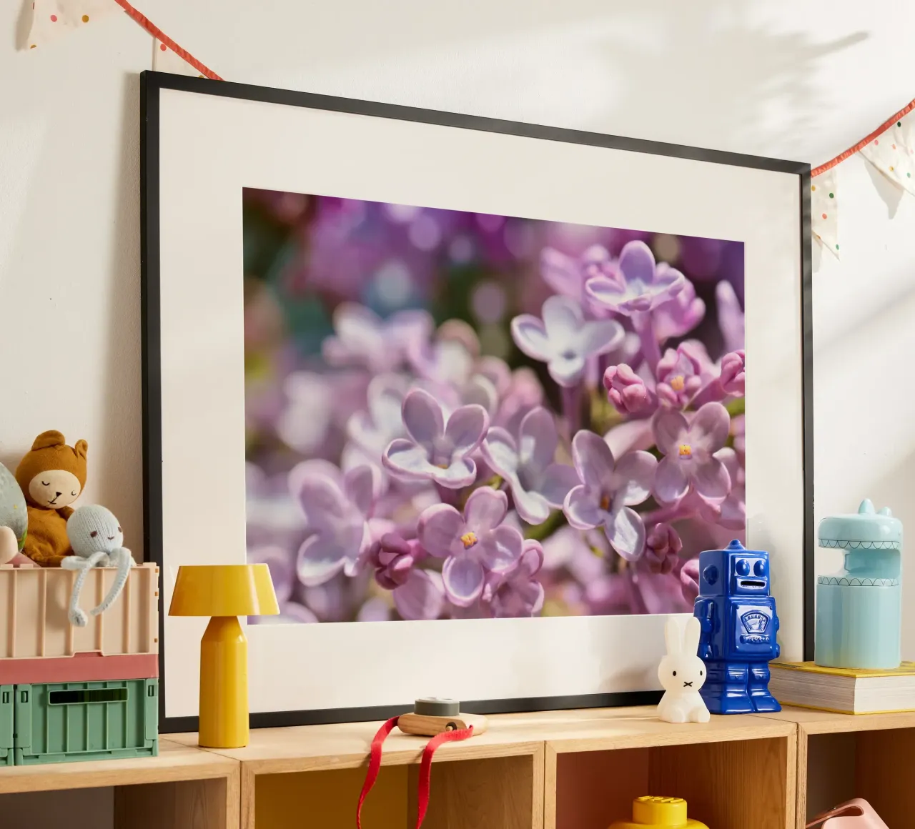 Lilla poster con telaio in alluminio da Atteloi