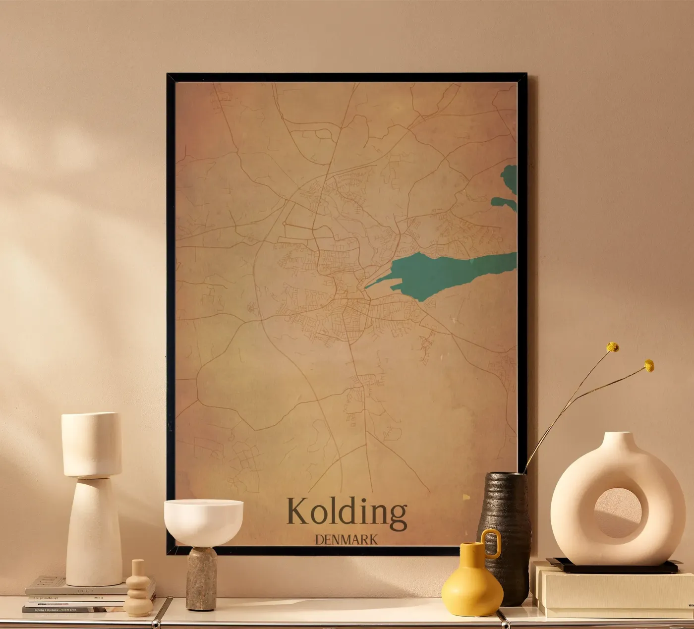 Kolding DENMARK poster da WorldPrint