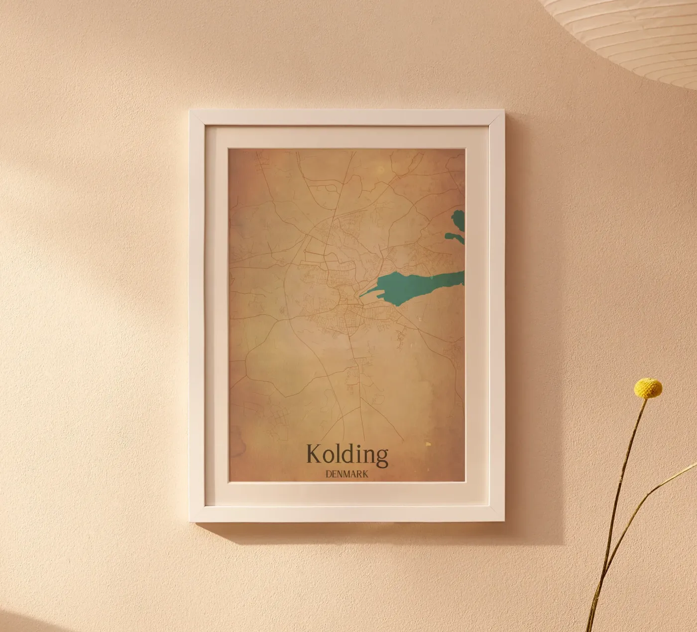 Kolding DENMARK poster da WorldPrint