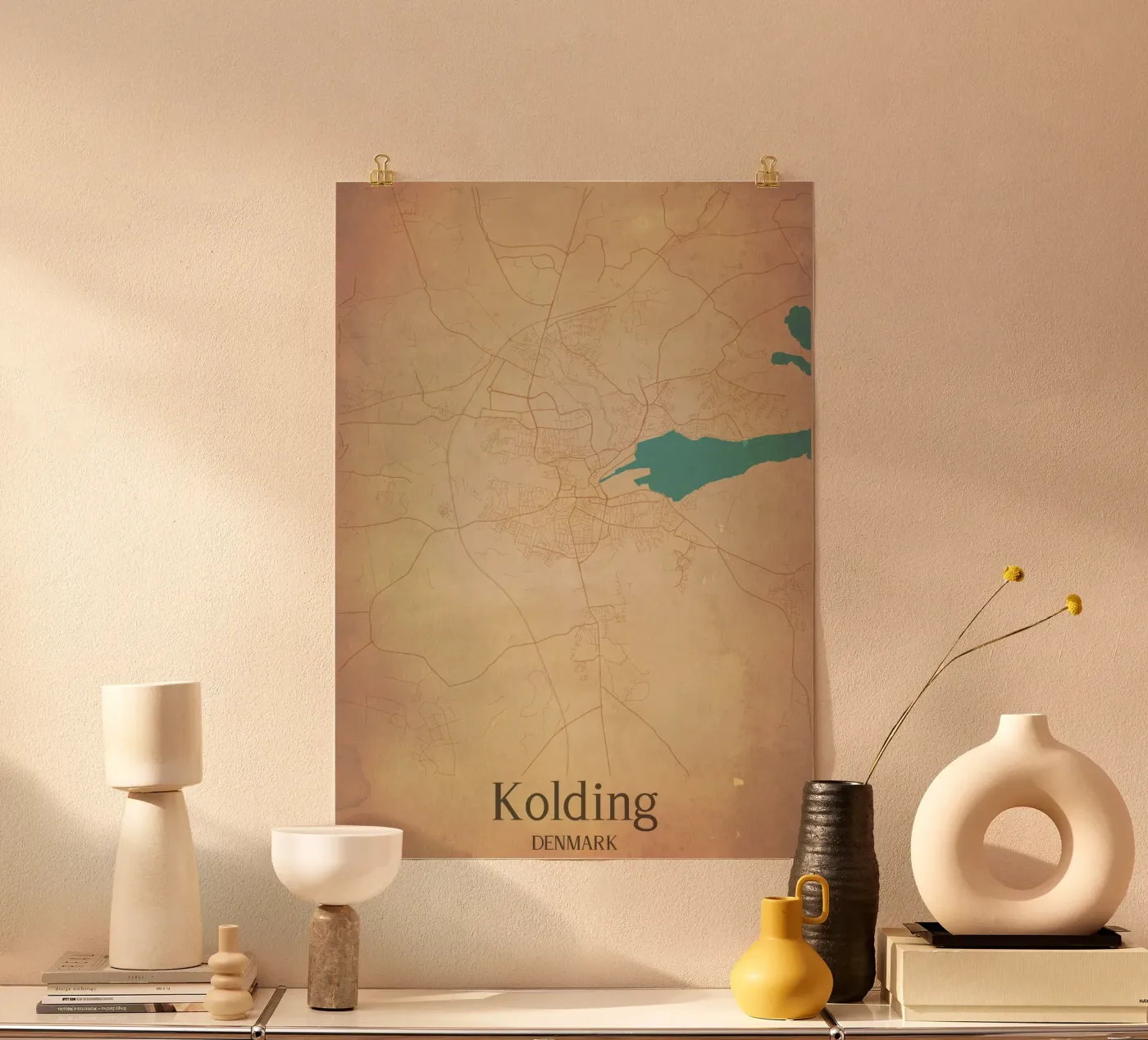 Kolding DENMARK poster da WorldPrint