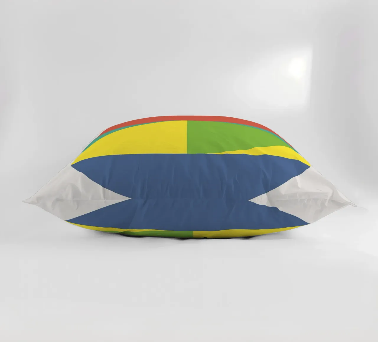 Tri color geometry cuscino da Little Dean