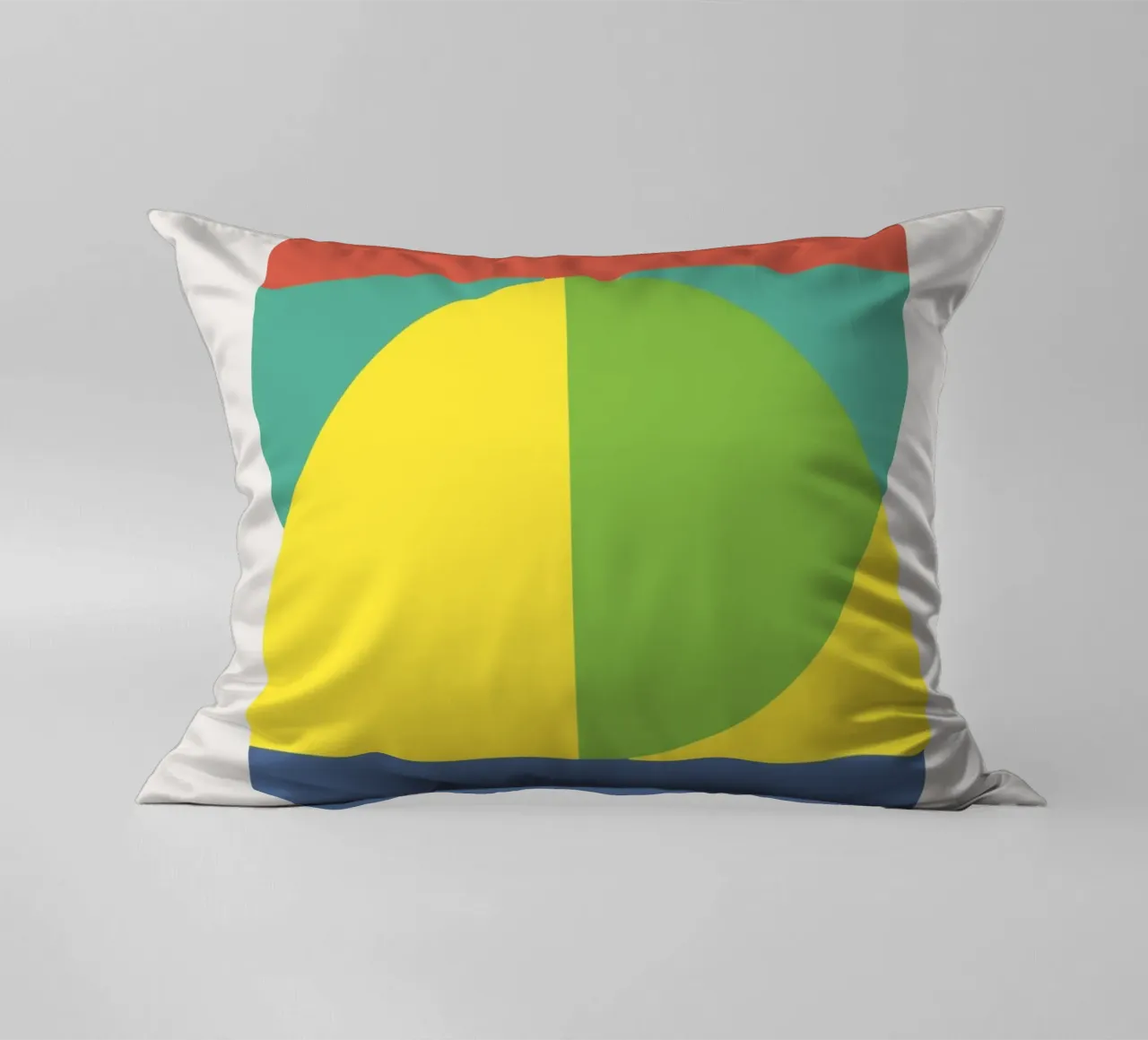 Tri color geometry cuscino da Little Dean