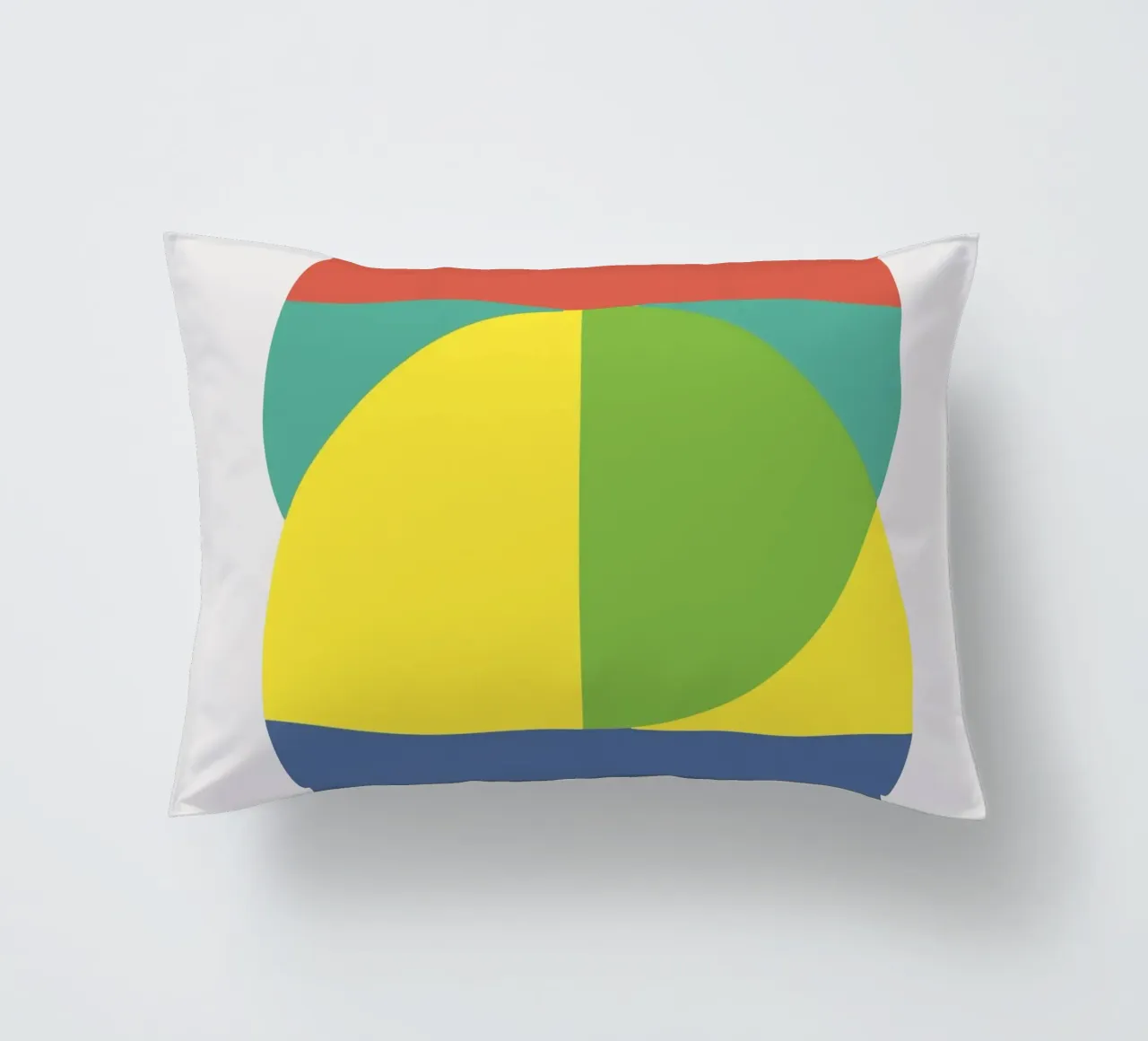Tri color geometry cuscino da Little Dean